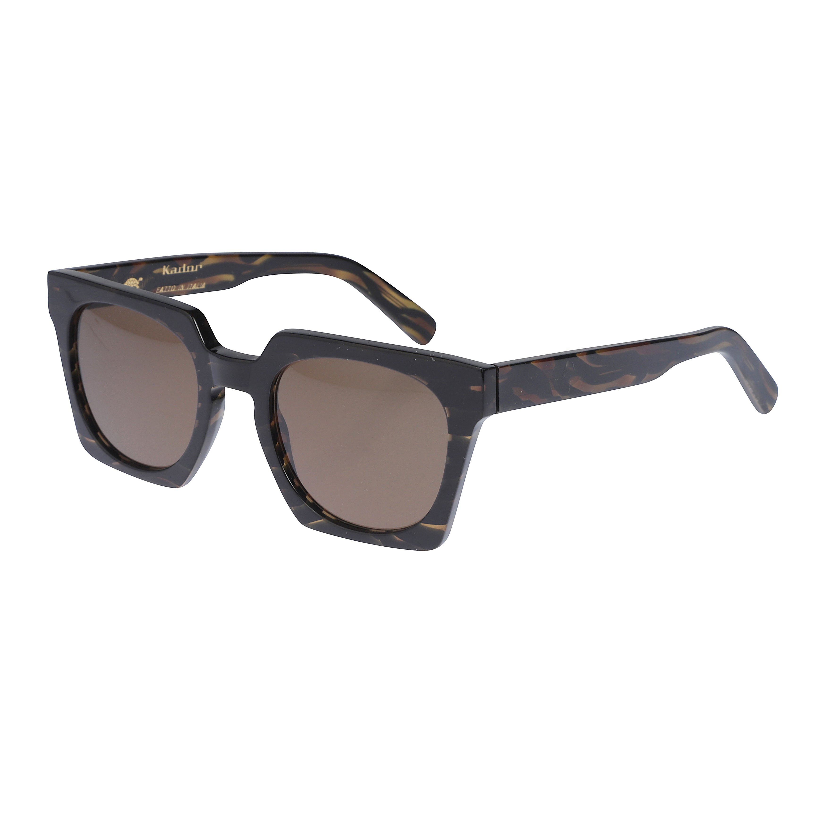 Maya-S Tortoiseshell Pattern Square Frame Sunglasses
