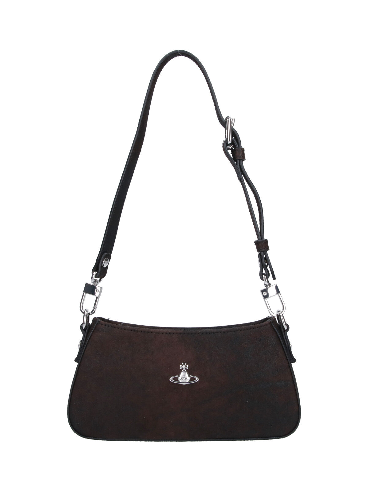 Brown Tasha Worn-Effect Leather Bag