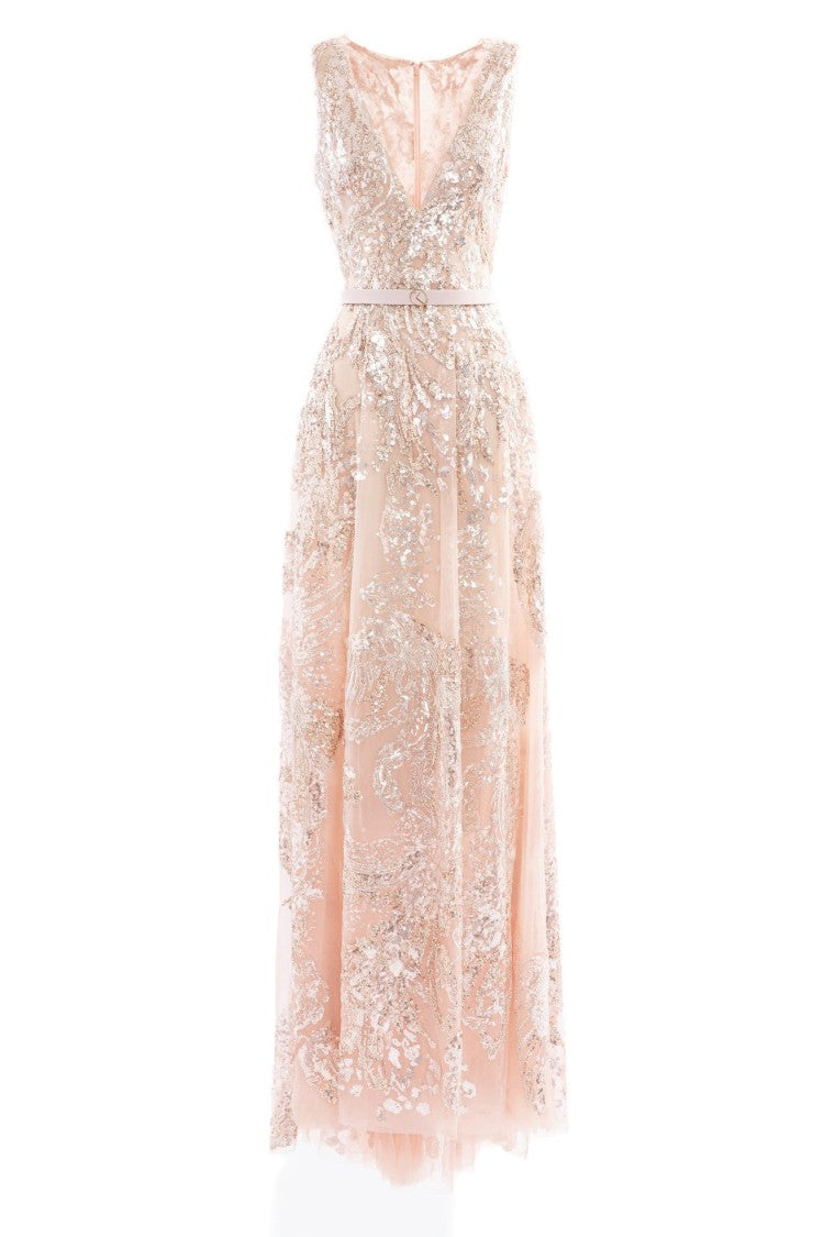 Embroidered Long Dress