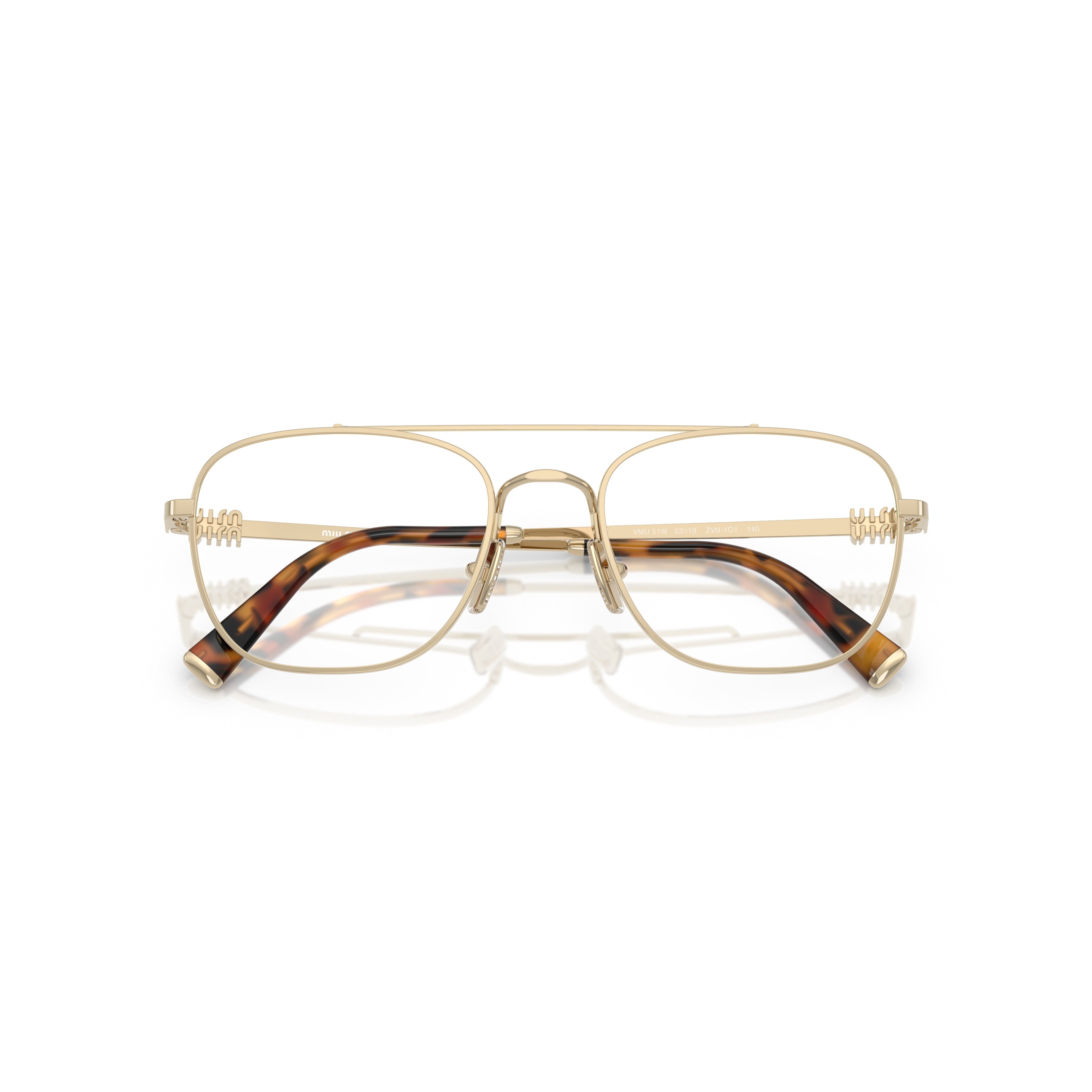 0mu 51wv Rectangular Metal Sunglasses