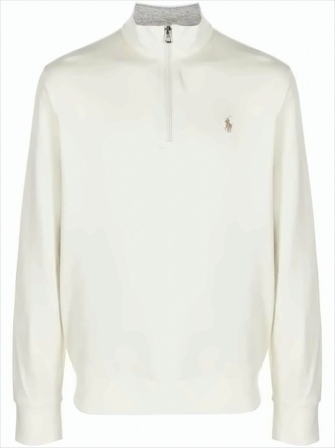Minimalist Half-Zip Mock Neck Pullover