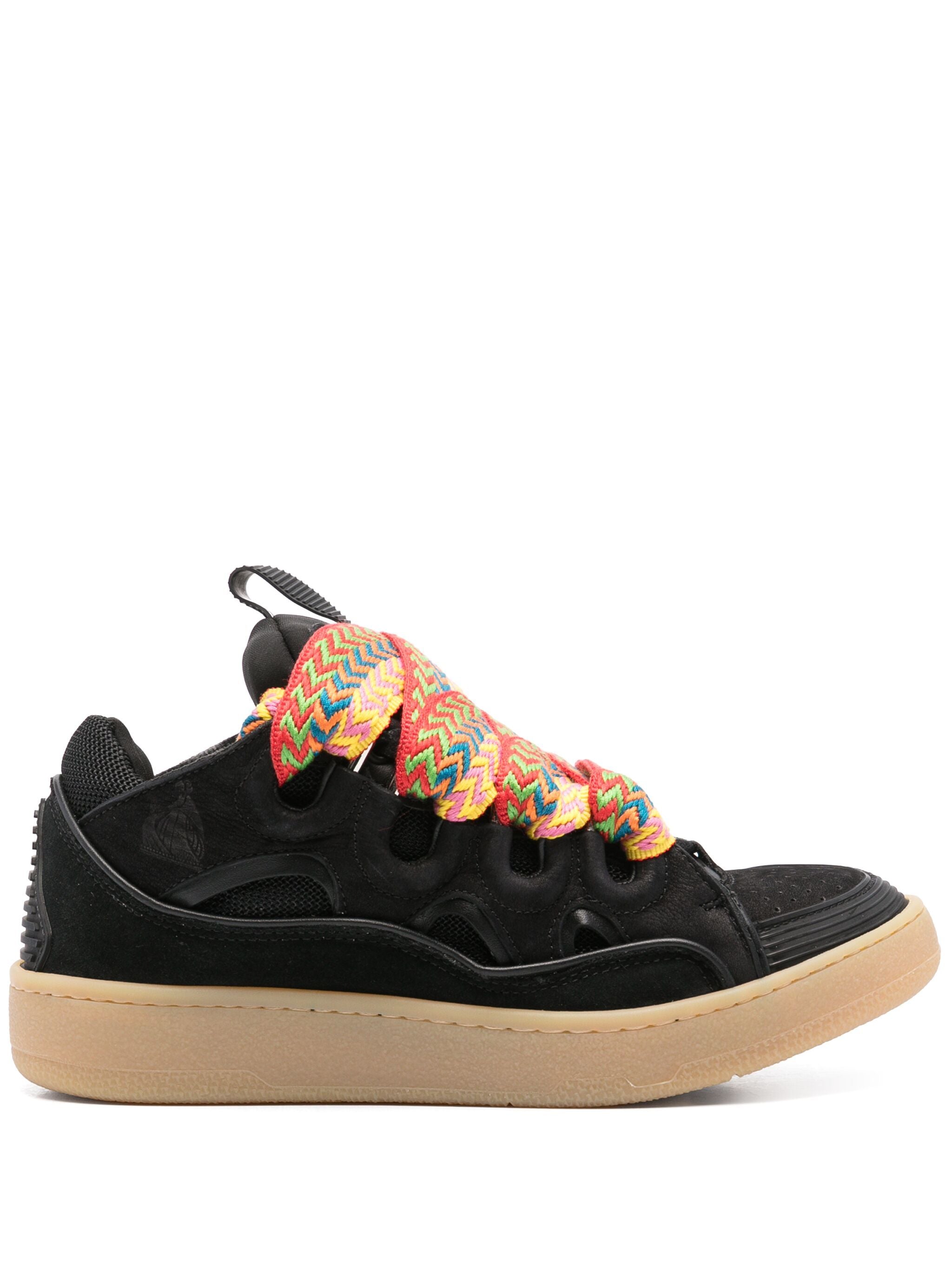 Beige Curb Sneakers 90s-Inspired Suede Sneakers