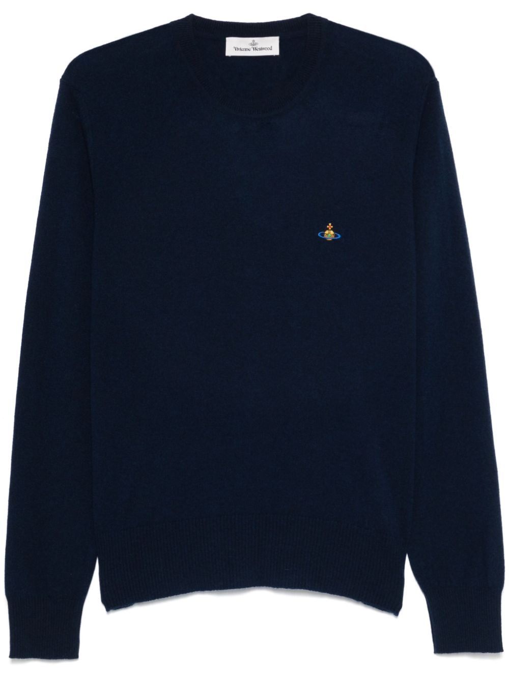 Navy Blue Crew Neck Sweater