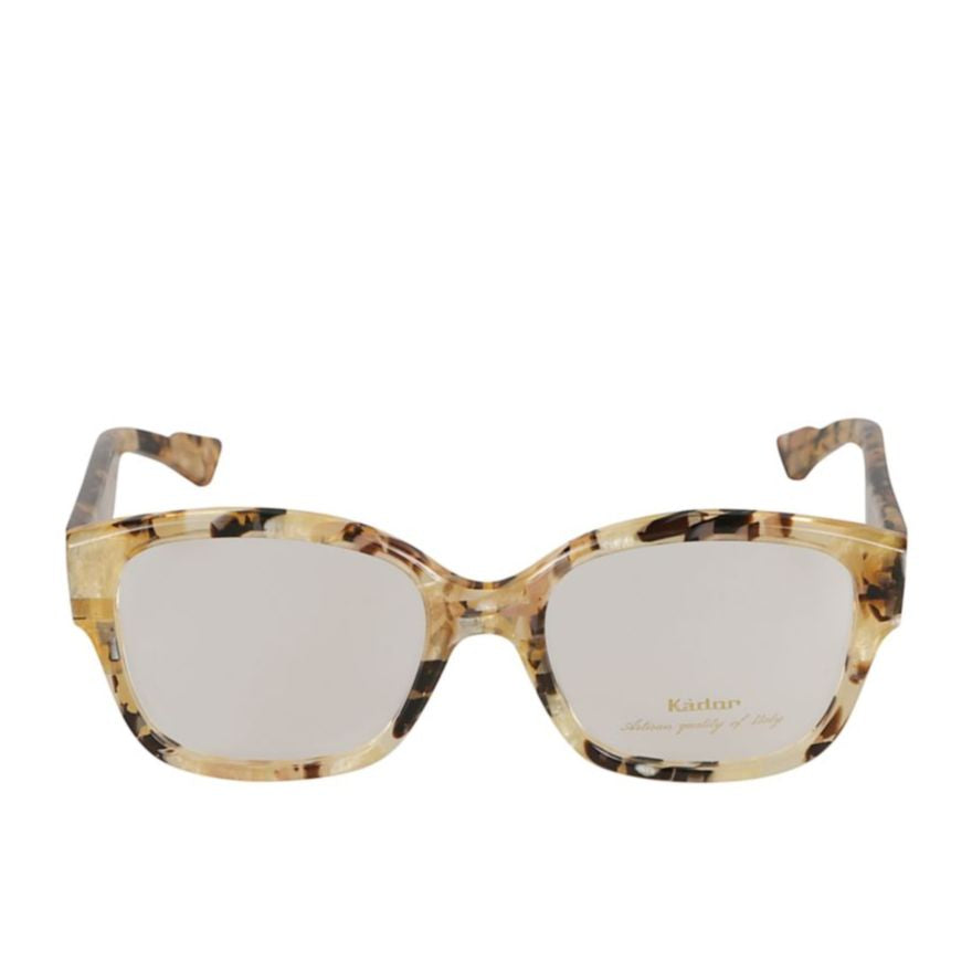Toska Rectangular Tortoiseshell Sunglasses with Glossy Finish
