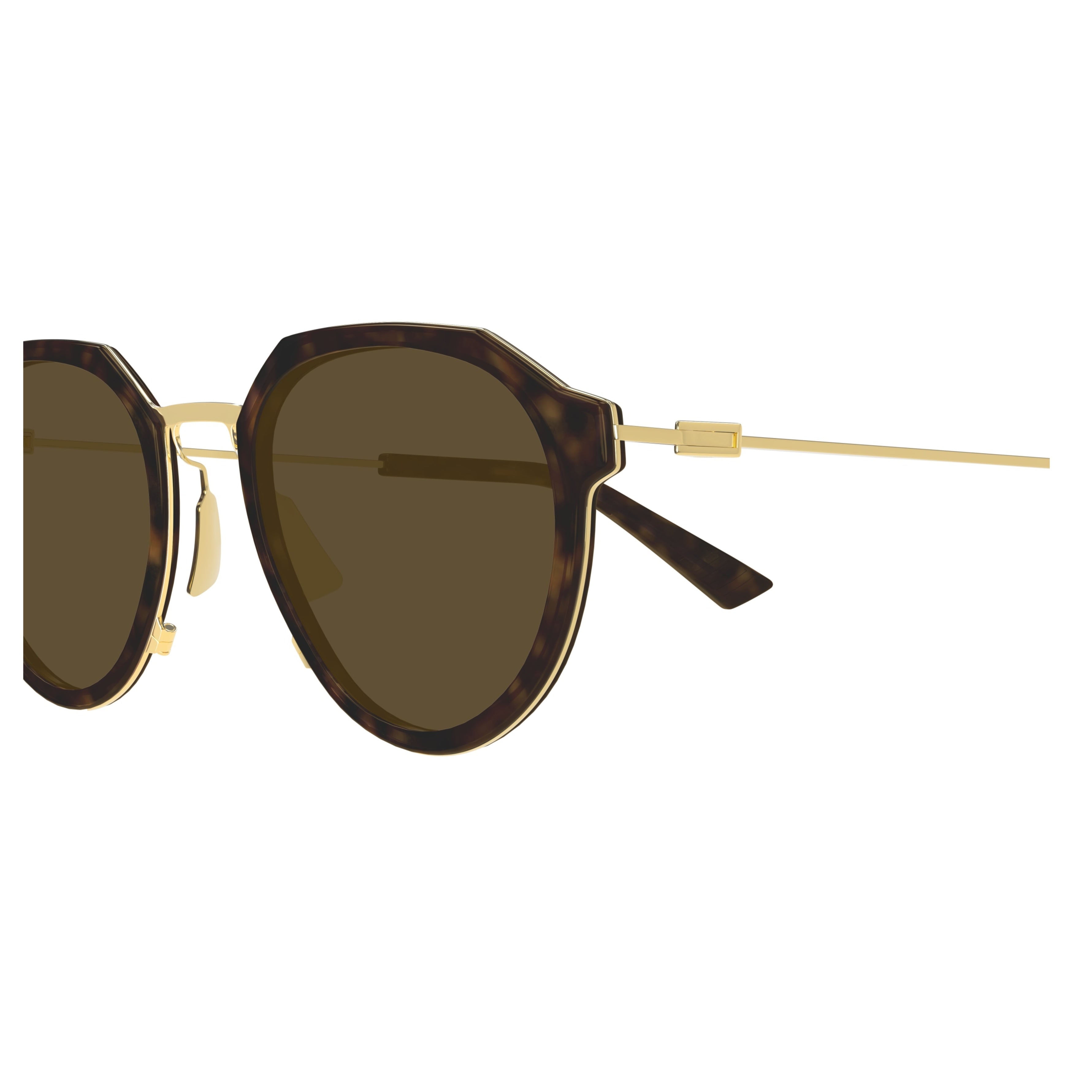 Bv1331s Tortoiseshell Round Frame Sunglasses