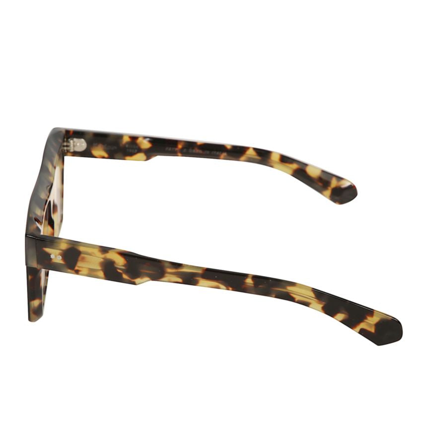 Premium 7 Tortoiseshell-Patterned Sunglasses with Bold Rectangular Frame