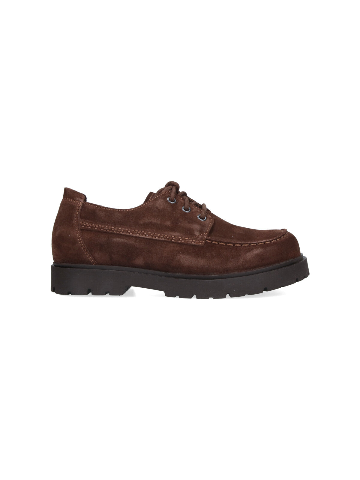 "Highwood Moc Lace Low" Derby Shoes – Brown