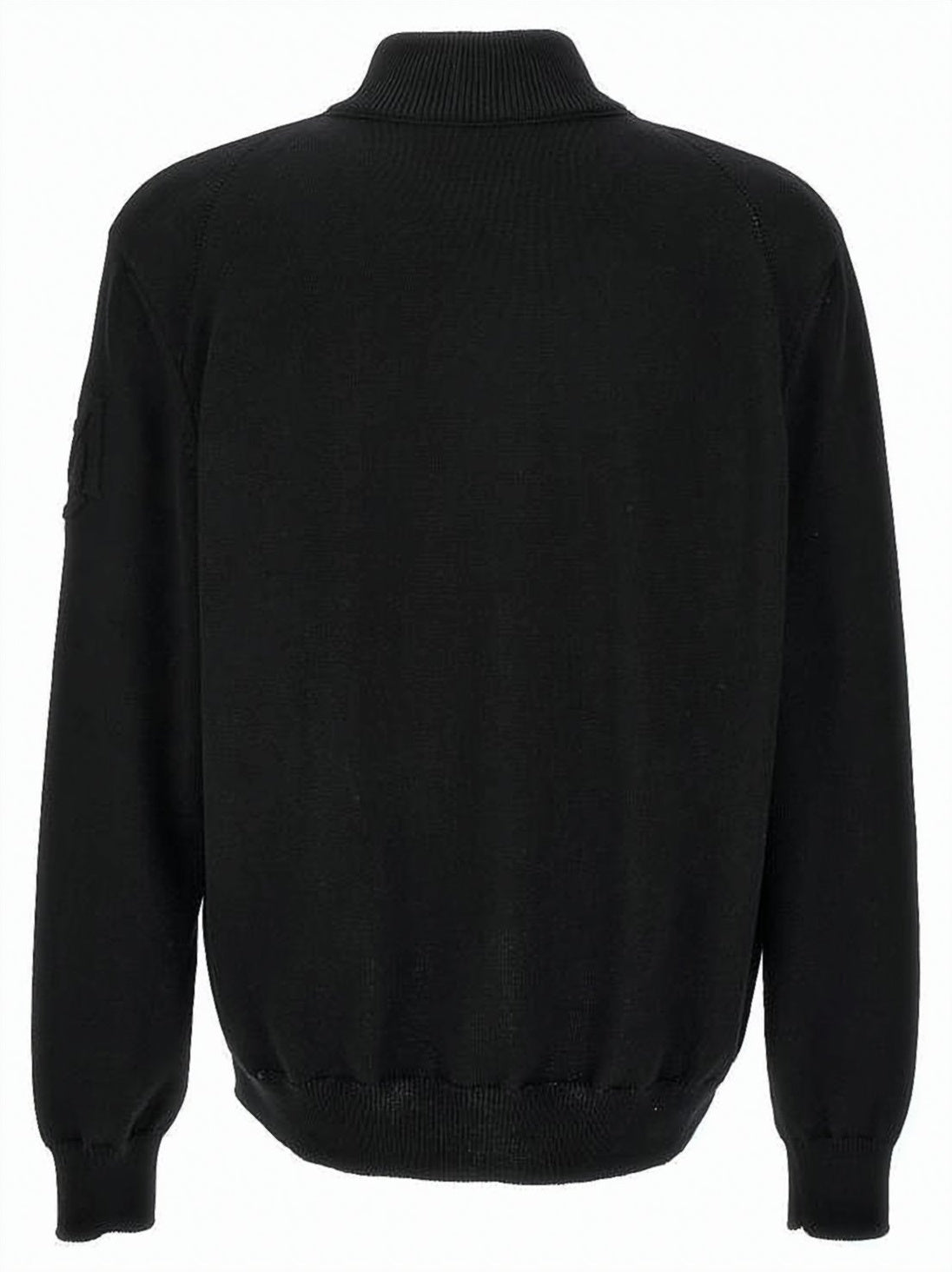 Quilted Padded Jacket with Knit Sleeves