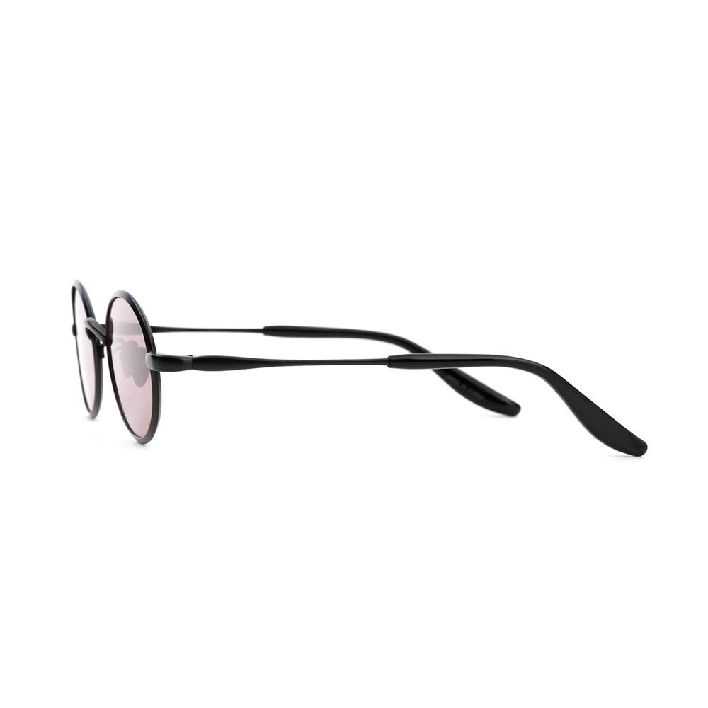 P11 Clcc7 Satin Black Titanium Oval Sunglasses