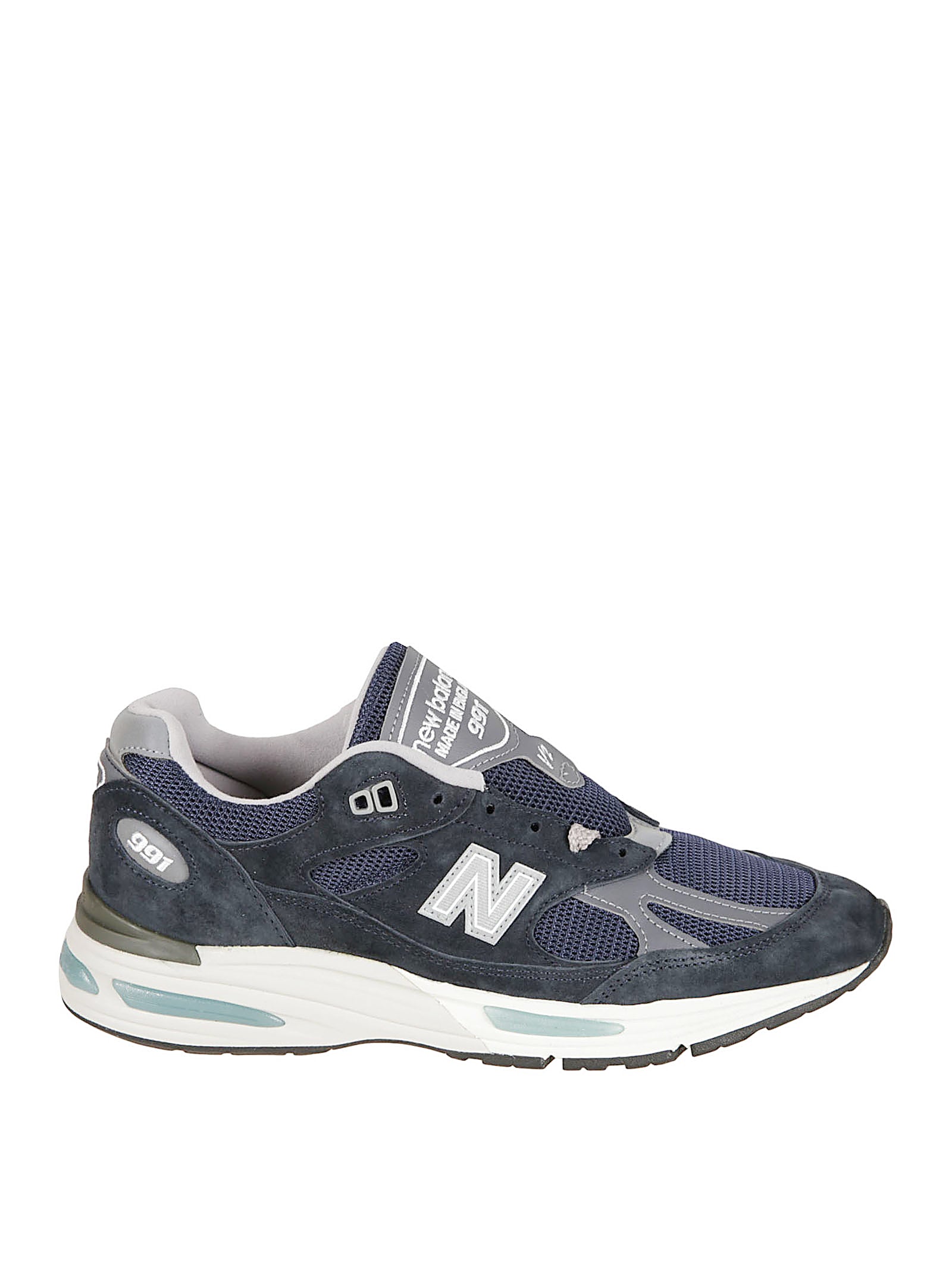 Multi-Tonal Suede And Mesh Sneakers