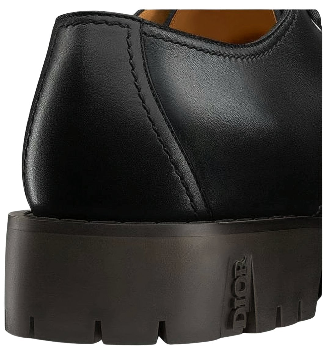 Black Cap-Toe Dress Shoes