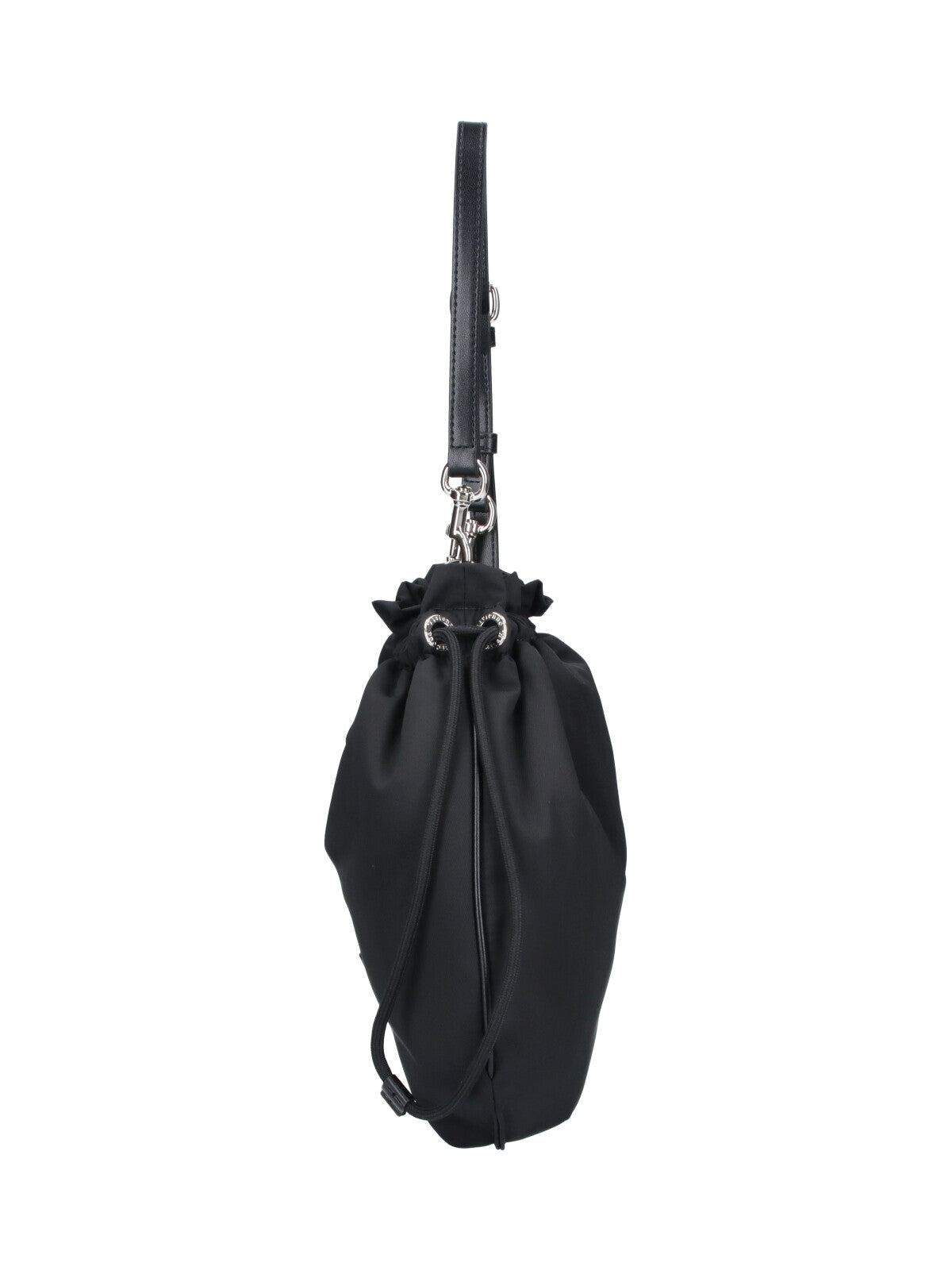 Black Orb Drawstring Fabric Pouch
