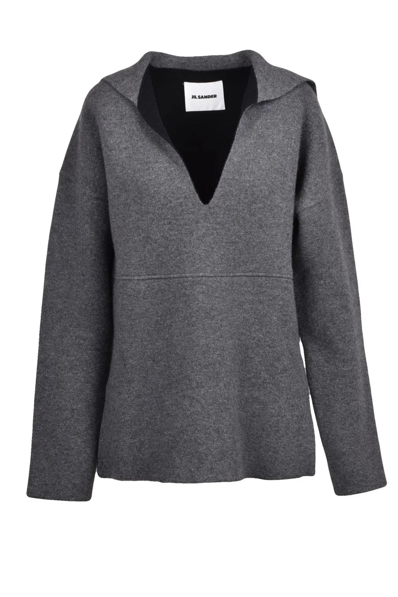 Reversible Oversized Knit - Grey