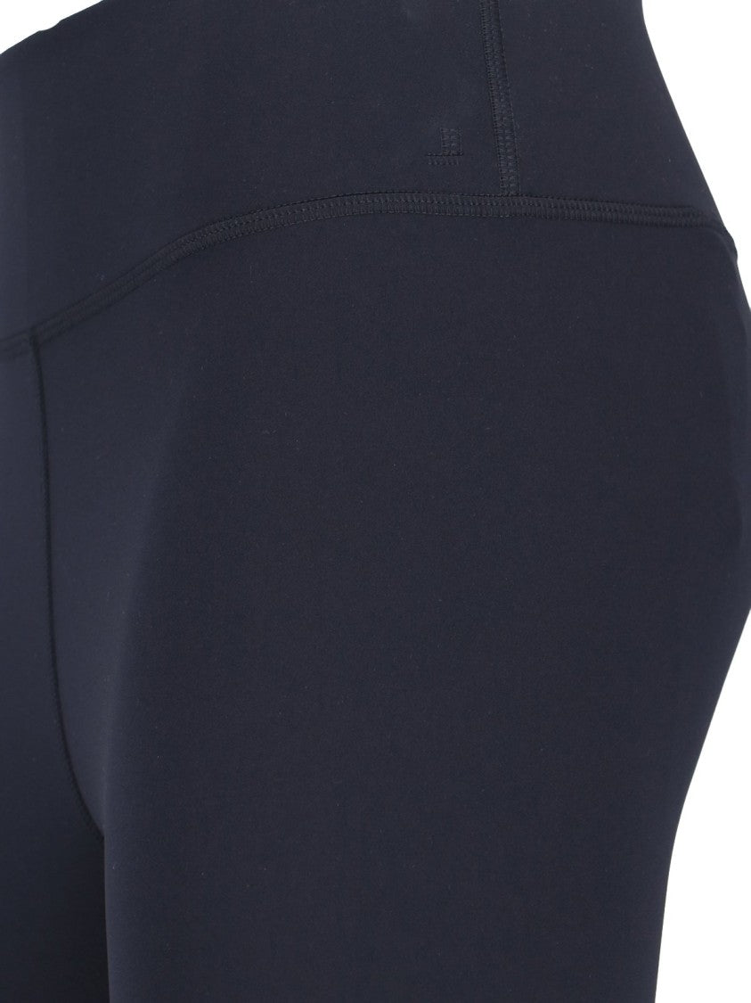 Skinny Fit Leggings With Logo Emblem