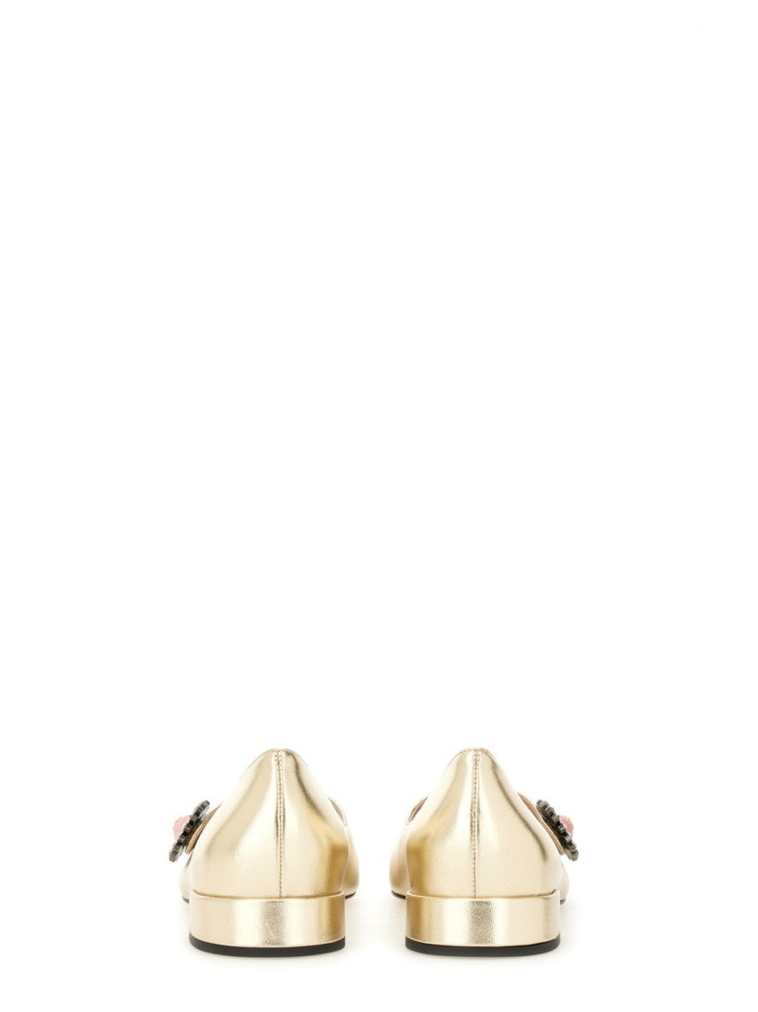 "Mary-Jane Preshoes" Ballerina In Kidskin