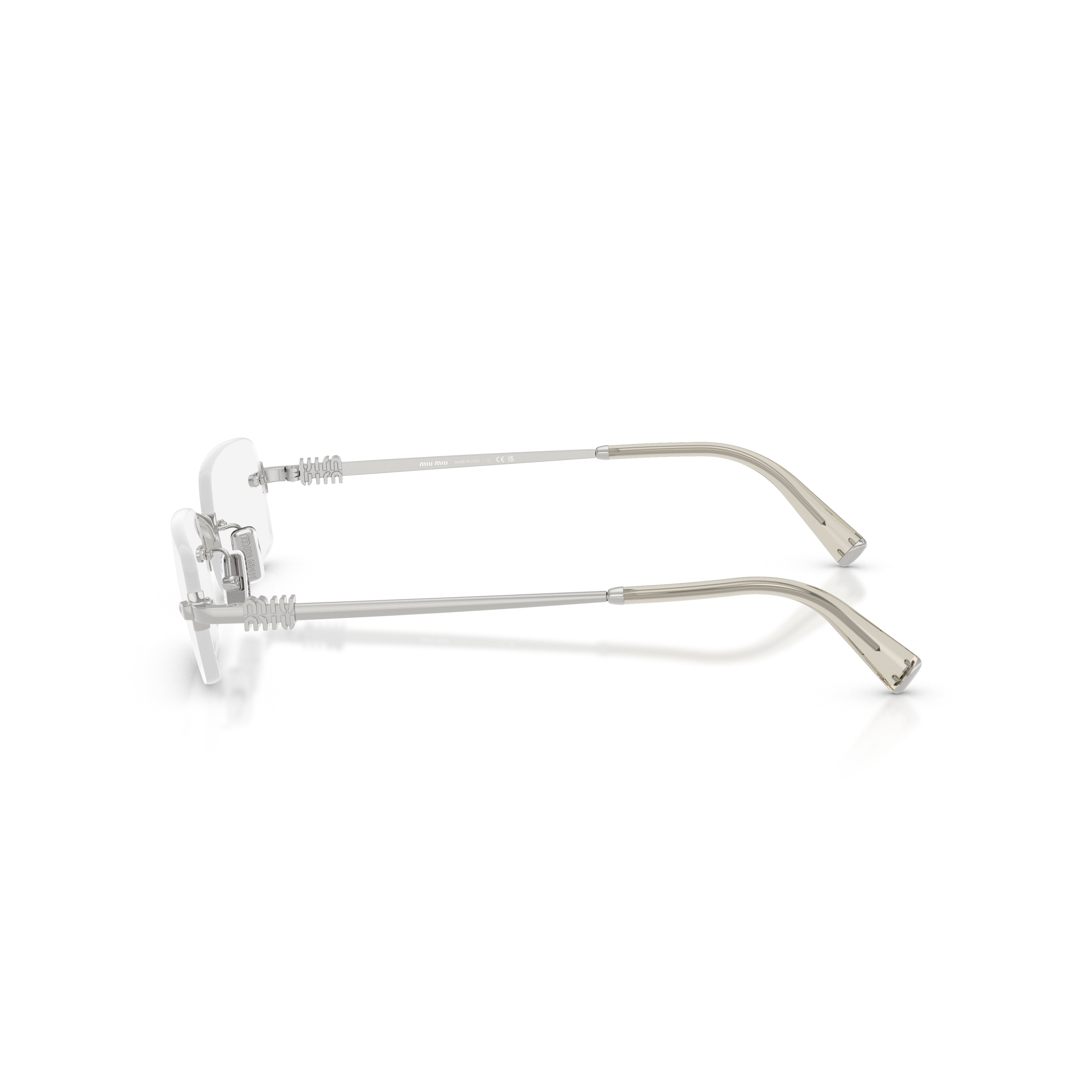 0mu 50yv Rimless Eyeglasses