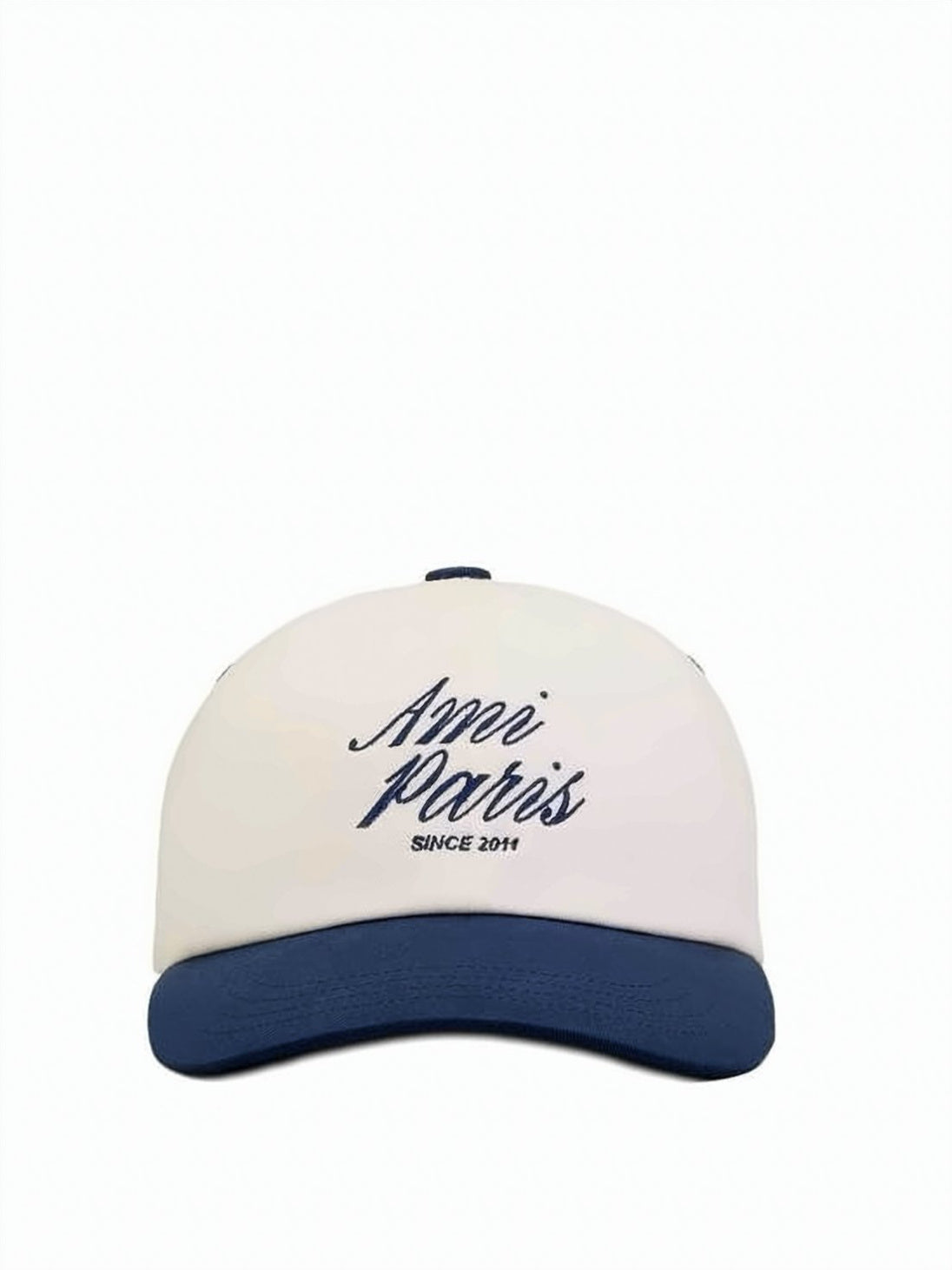 Two-Tone Baseball Cap With Embroidered Detailing