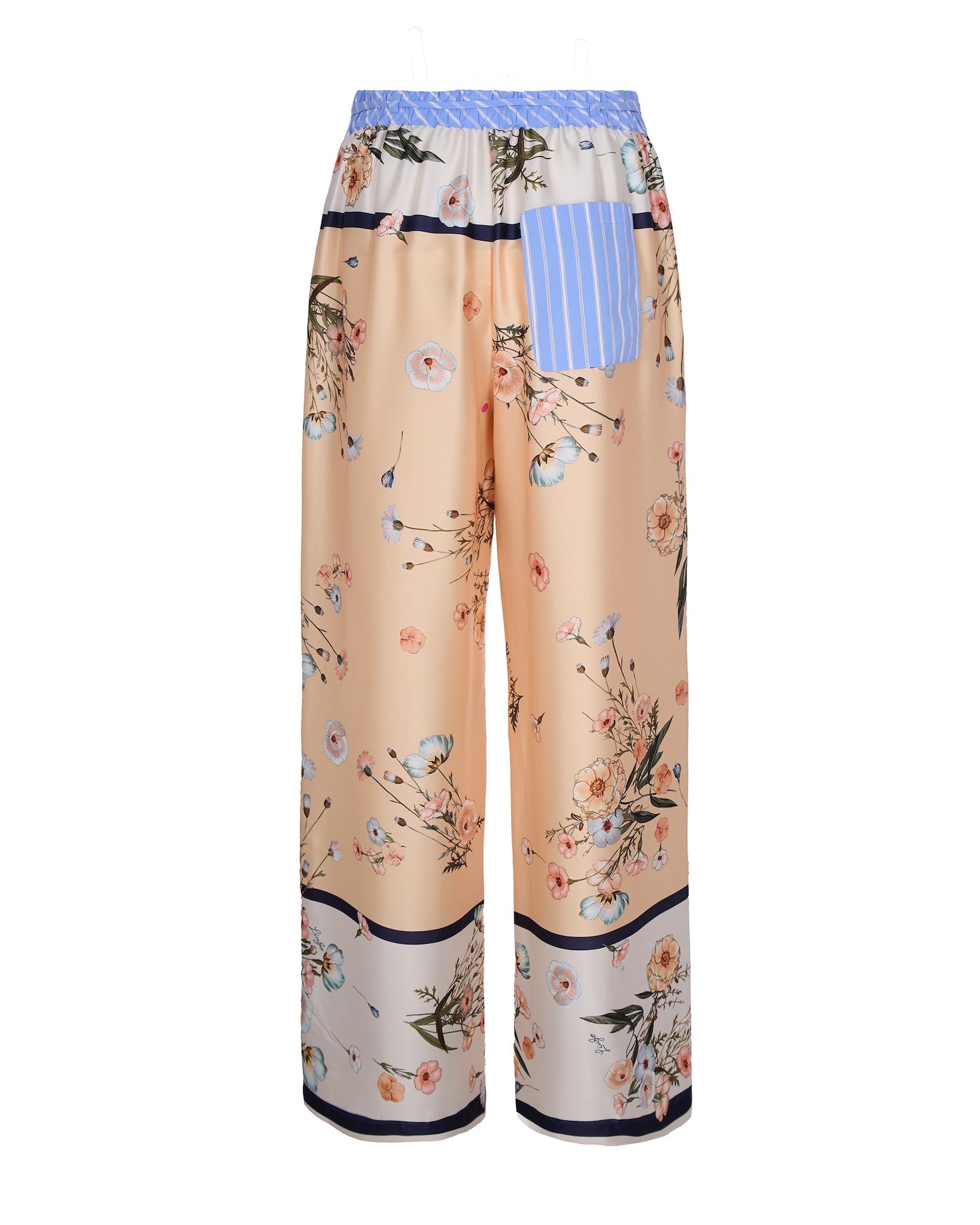 Palazzo Pants With Floral Pattern
