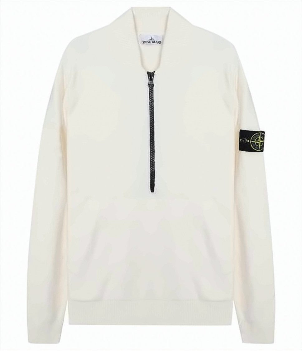 Half-Zip Turtleneck with Kangaroo Pocket