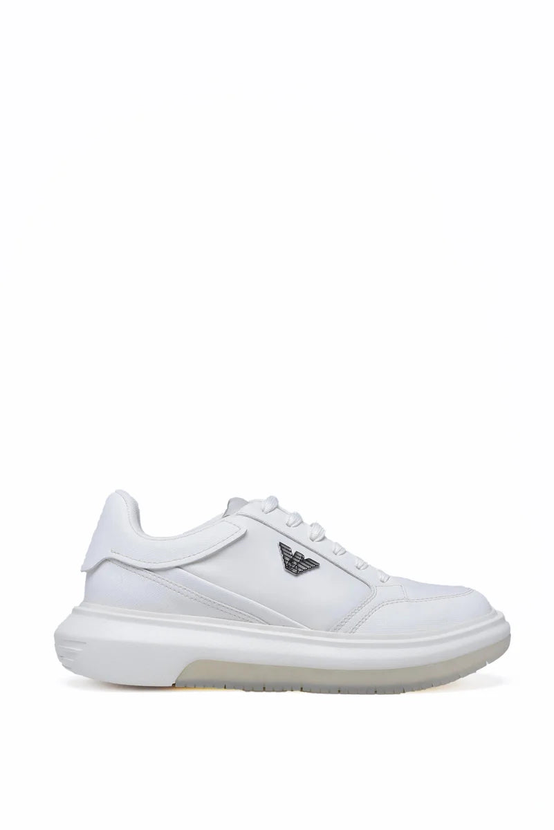 Sneakers Rubber Polyester - White