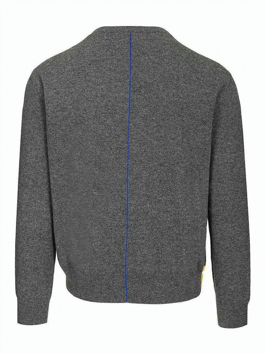 Grey Relaxed Fit Wool Blend Sweater