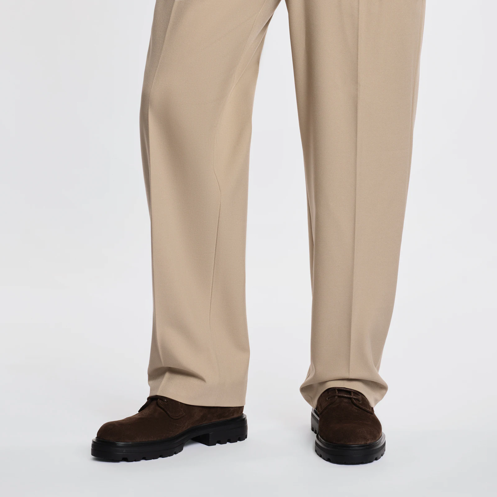 Refined Lace-Up Shoes In Distinctive Palissandro Tone