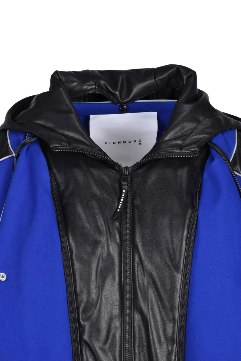 Jacket Viscose/Nylon - Black/Blue
