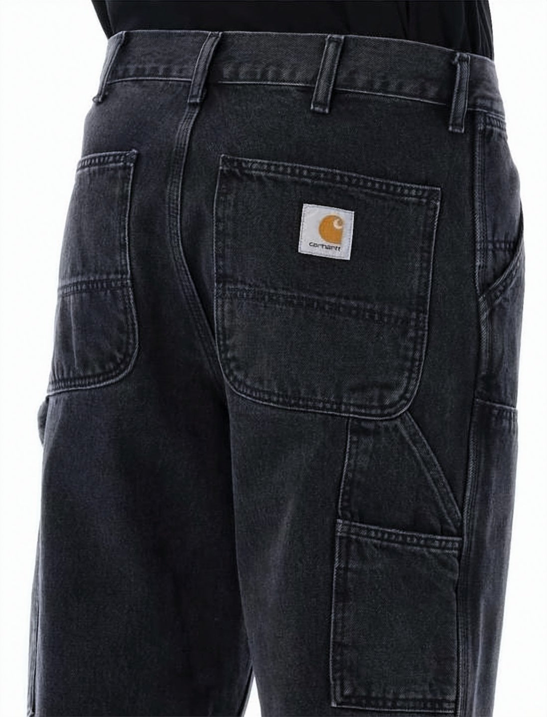 Black Smith Denim Double Knee Pants