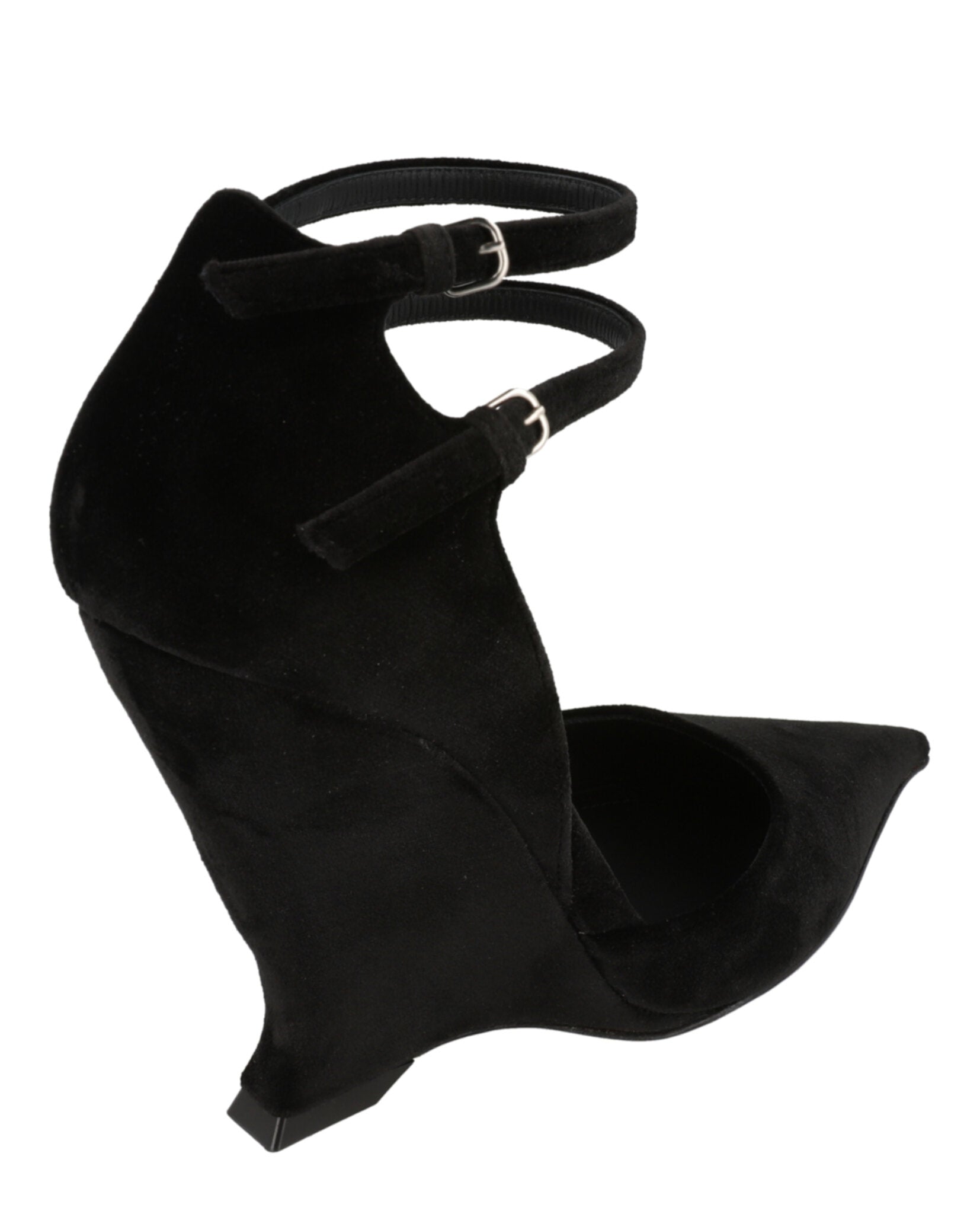 Vidya X5 Velvet Wedge Pumps