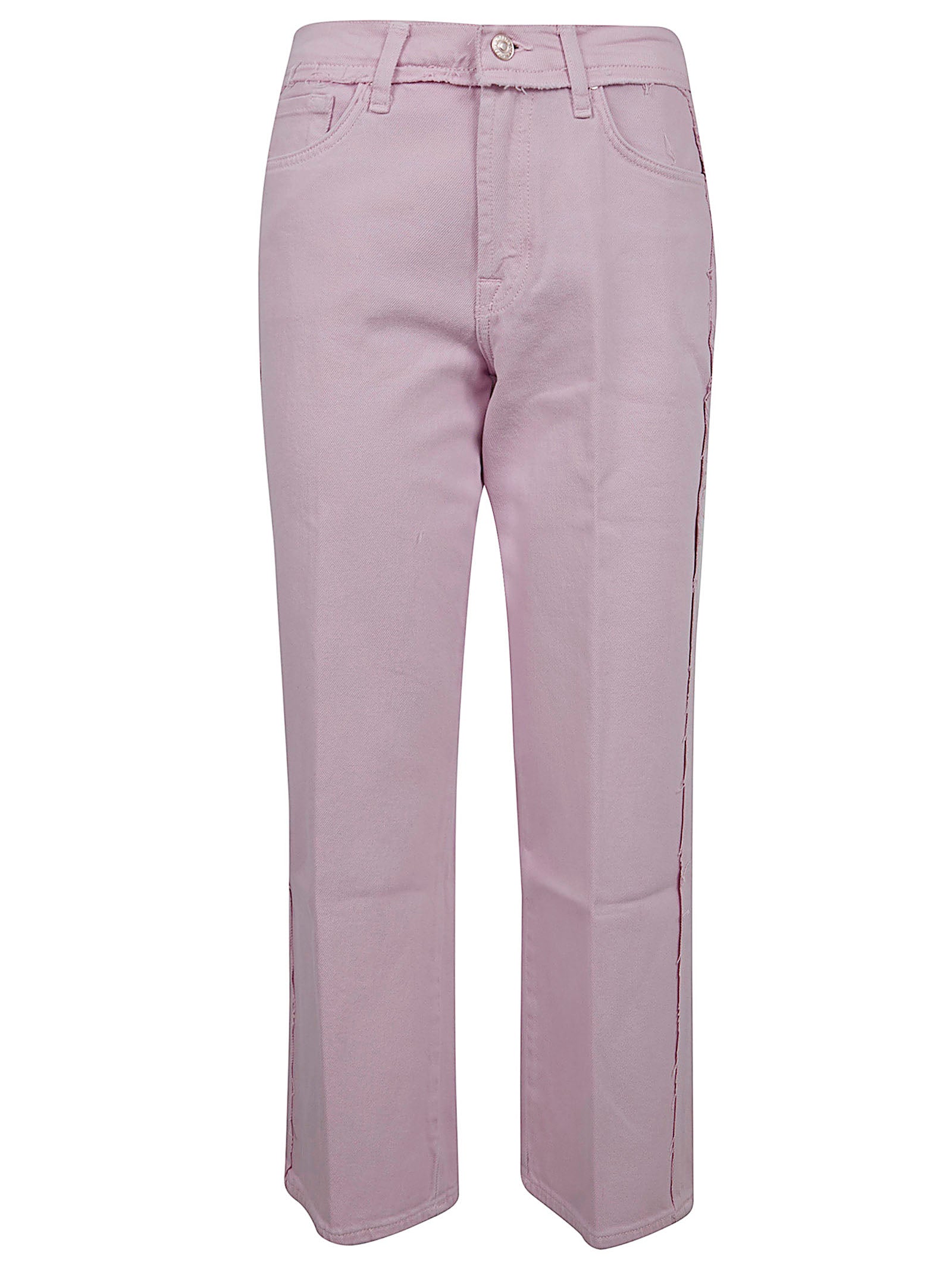 Pink and Purple Flared Jeans