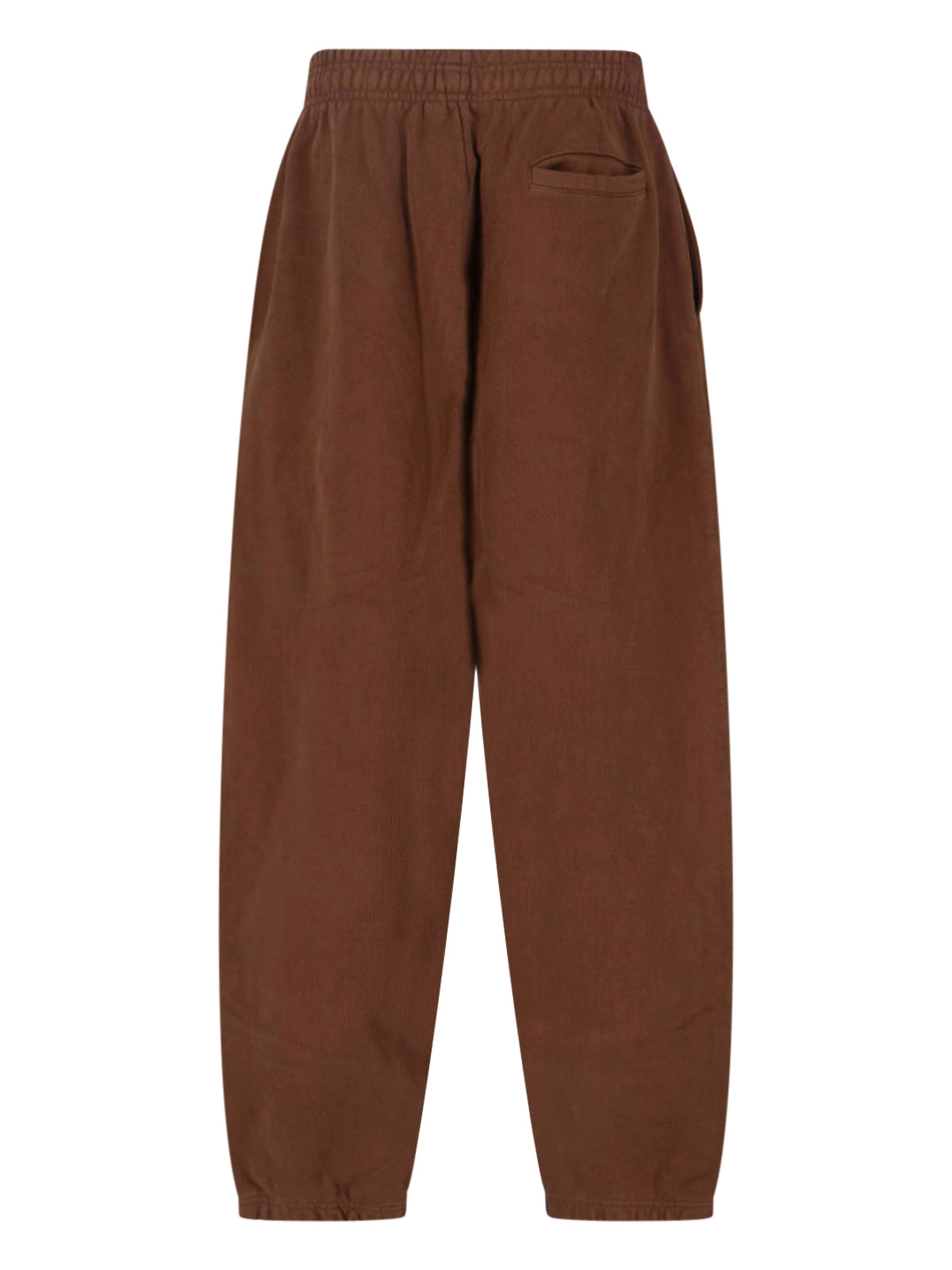 Brown Relaxed Fit Cotton Sports Trousers