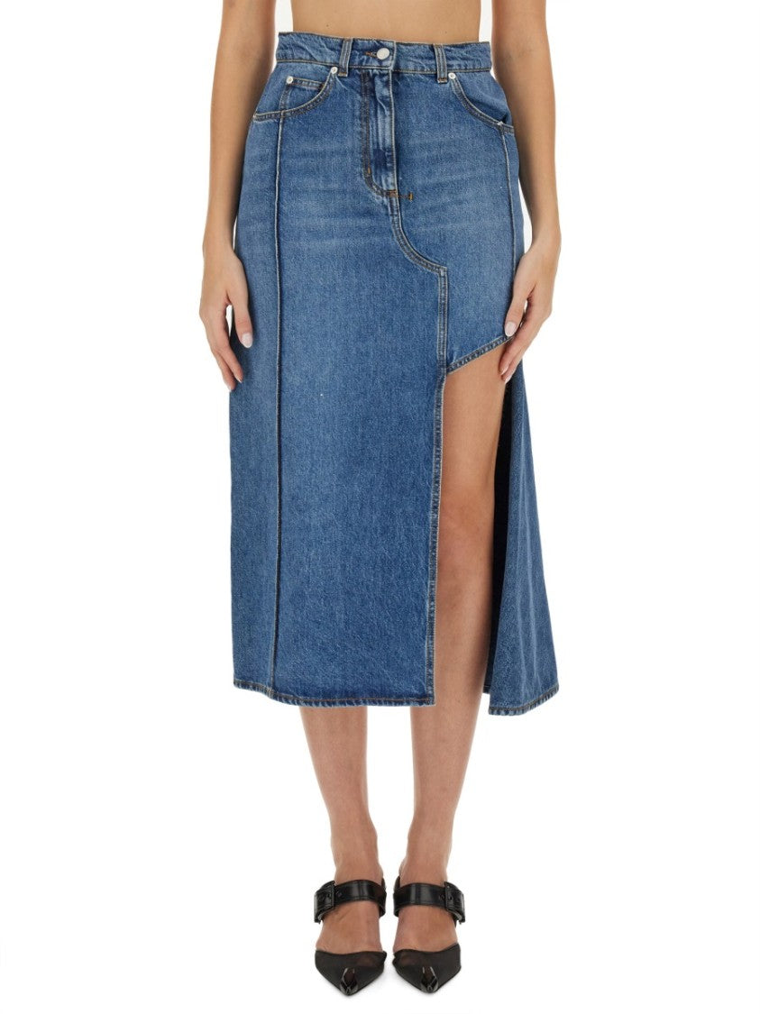 Pencil Skirt With Cut-Out