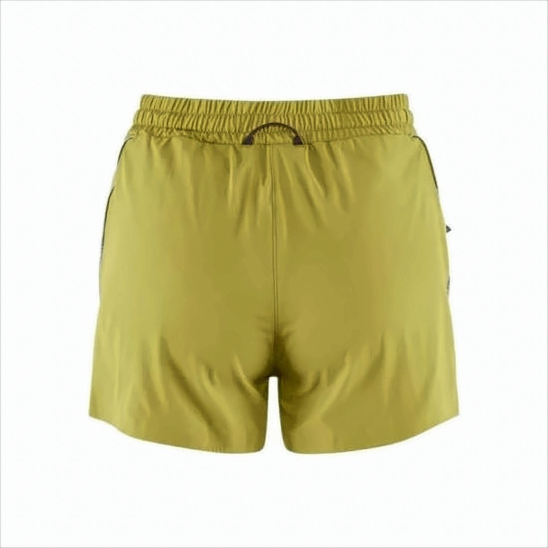 Lightweight Green Shorts With Adjustable Drawstring