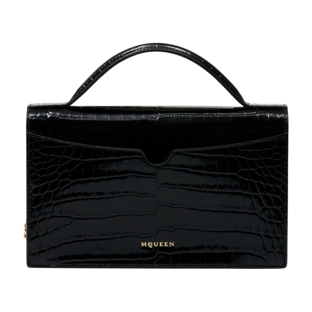 T.h.medium Skull Purse - Leather - Black