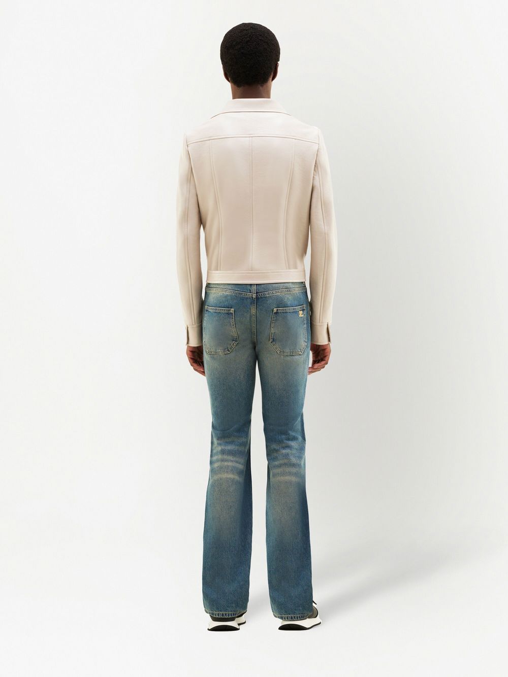 Cropped Silk and Nylon Jacket