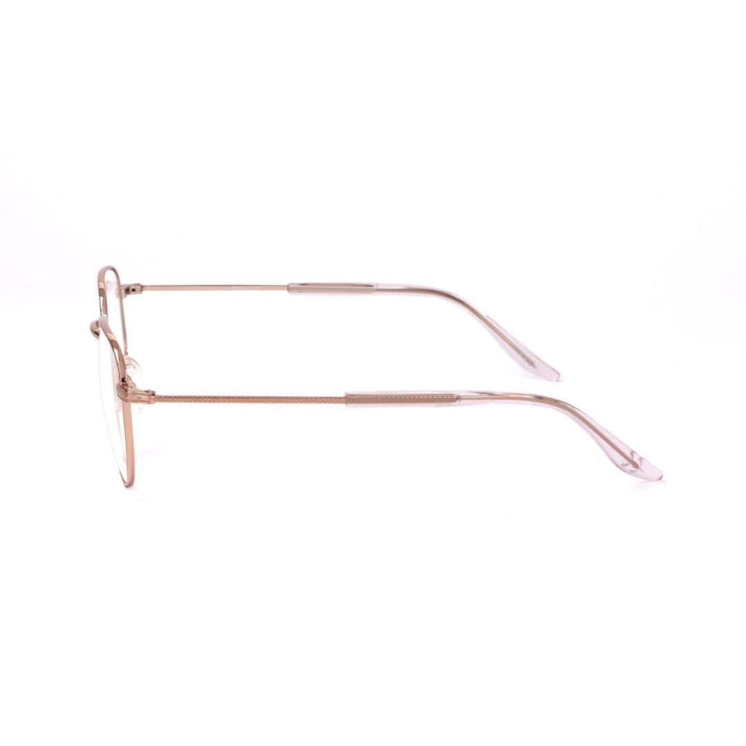 Bp5089 491vo Thin Rose Gold Metal Frame Sunglasses with Round Lenses