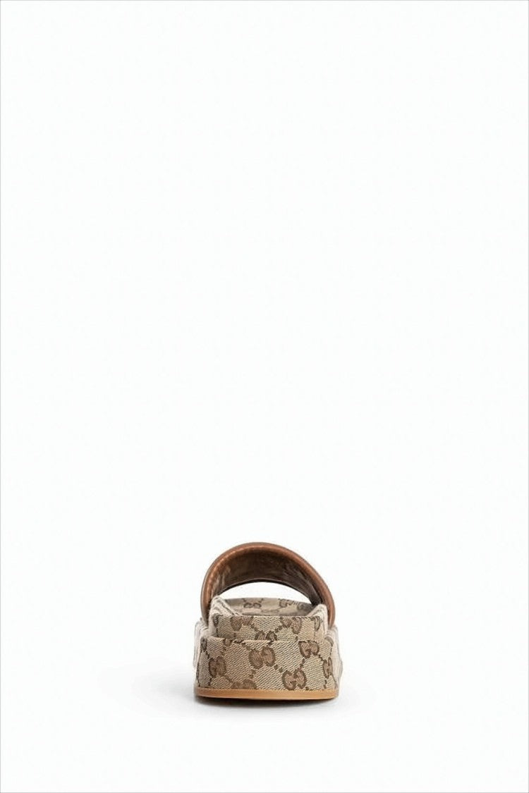 Monogram Canvas Slip-On Mules