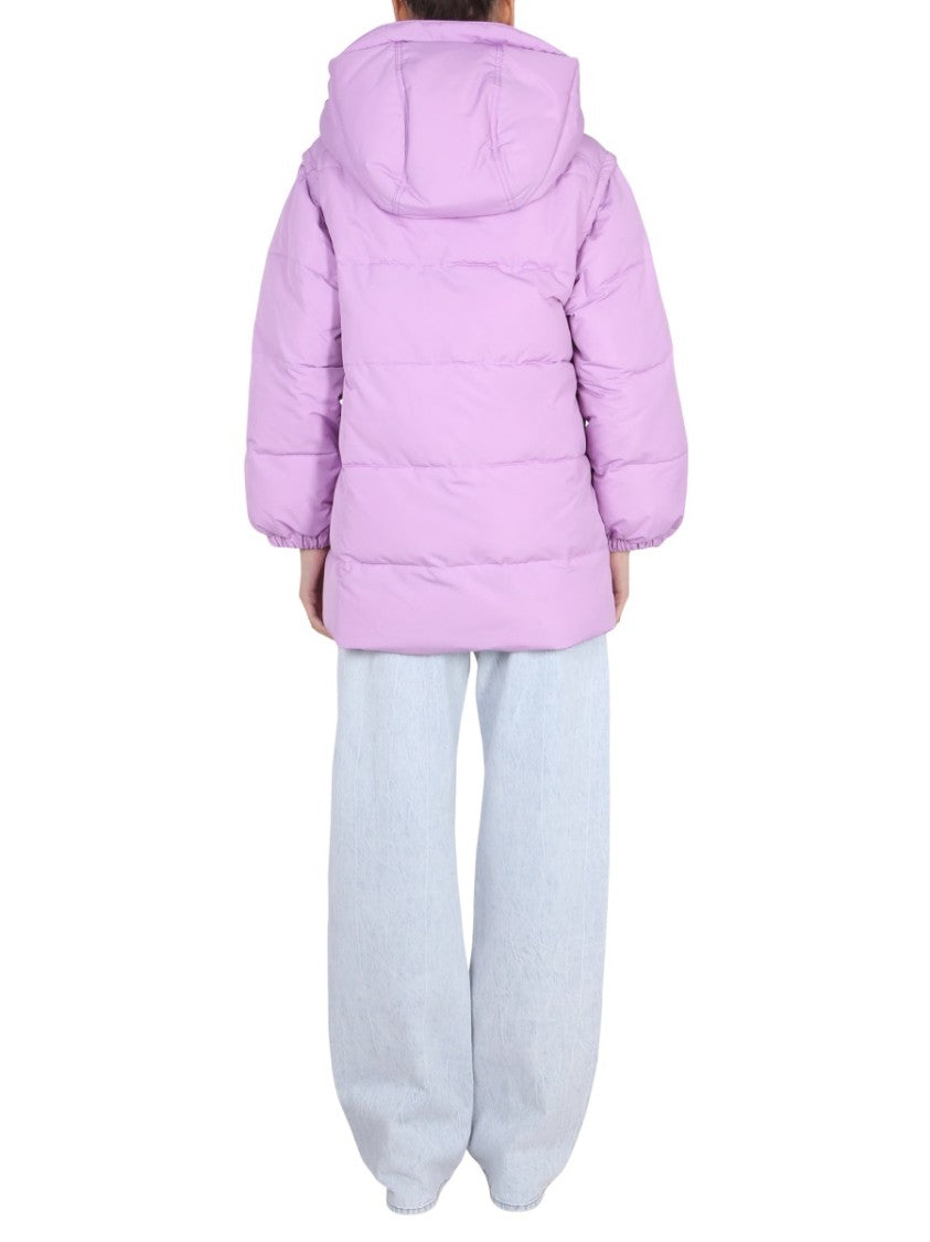 Quilted Hooded Down Jacket