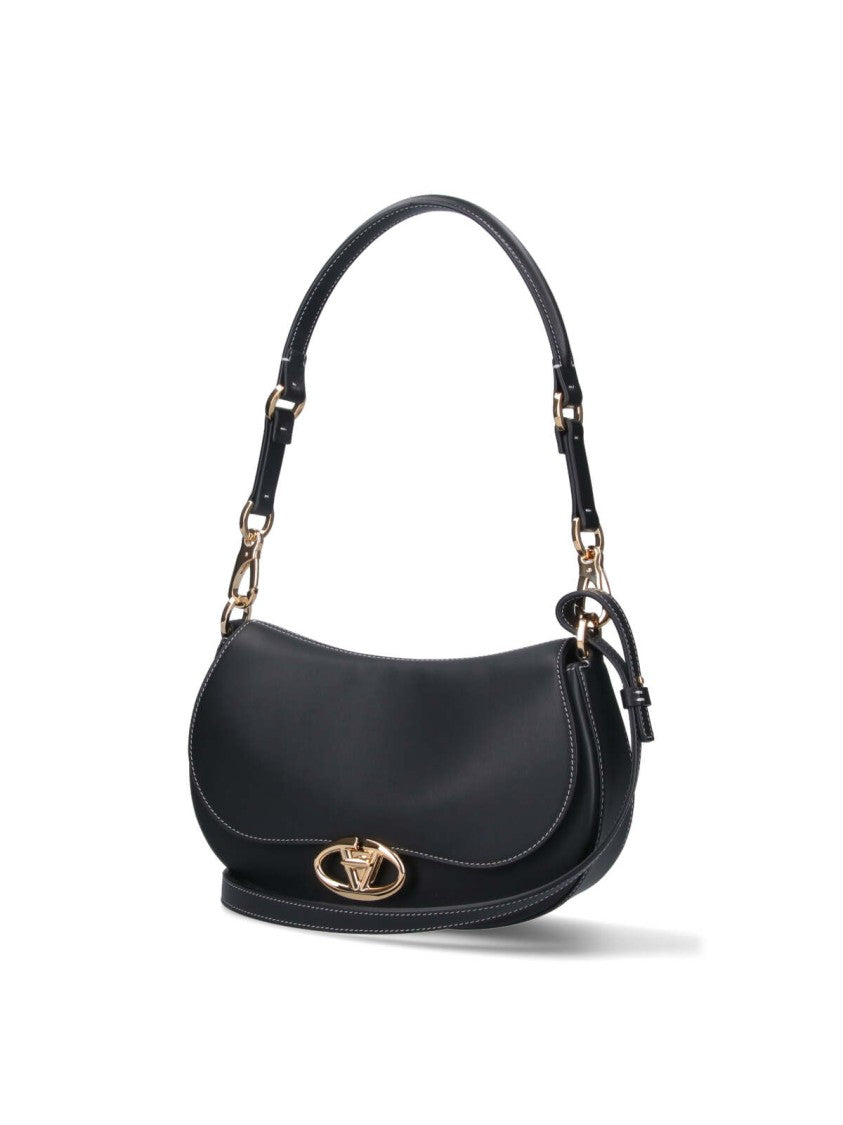 Small 'Ohval' Shoulder Bag – Black