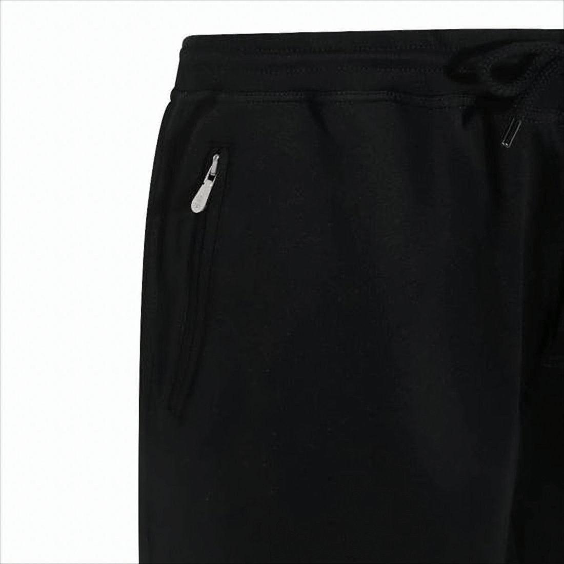 Black Shorts with Drawstring Waist