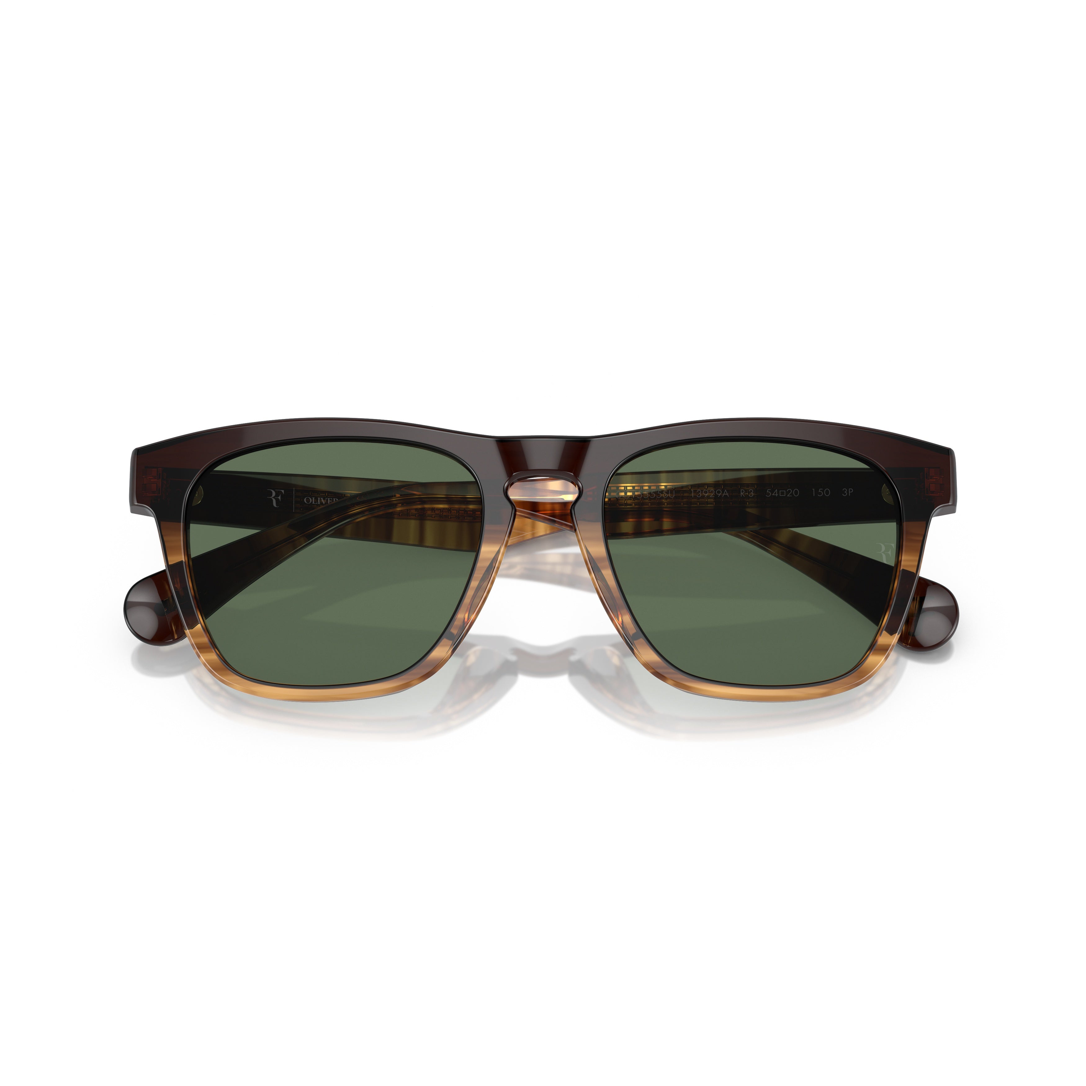 0ov5555su Square Frame Sunglasses with Gradient Acetate Finish