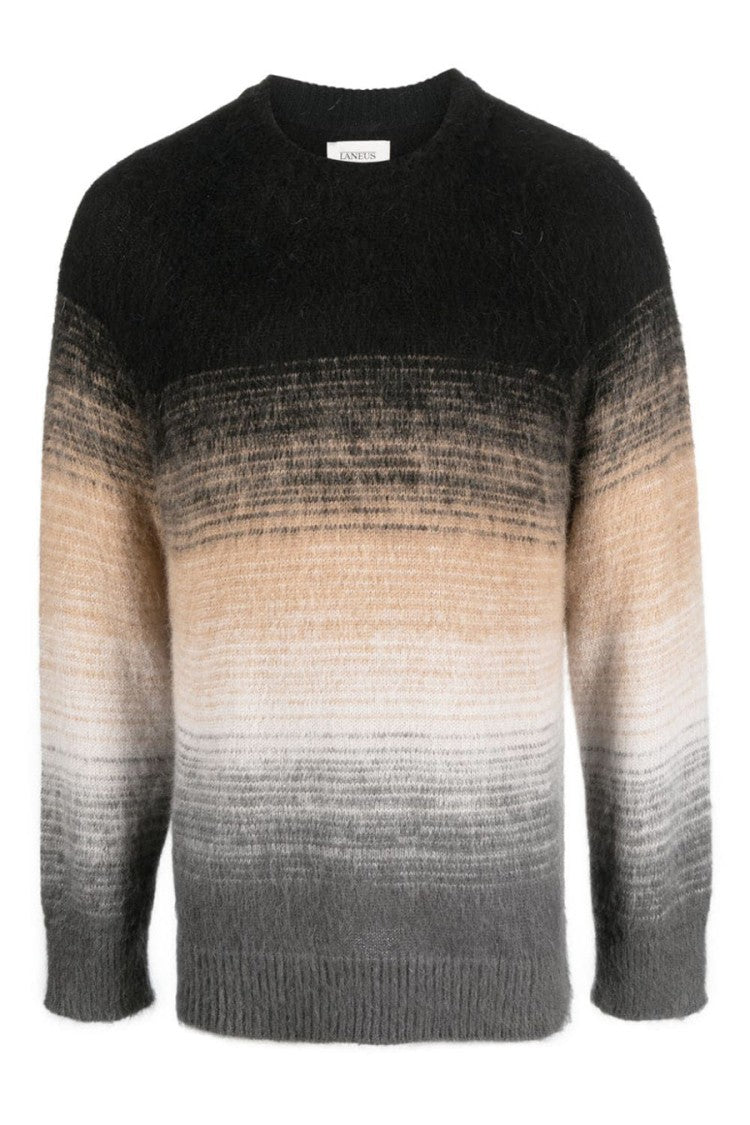 Multicolor Gradient Knit Sweater