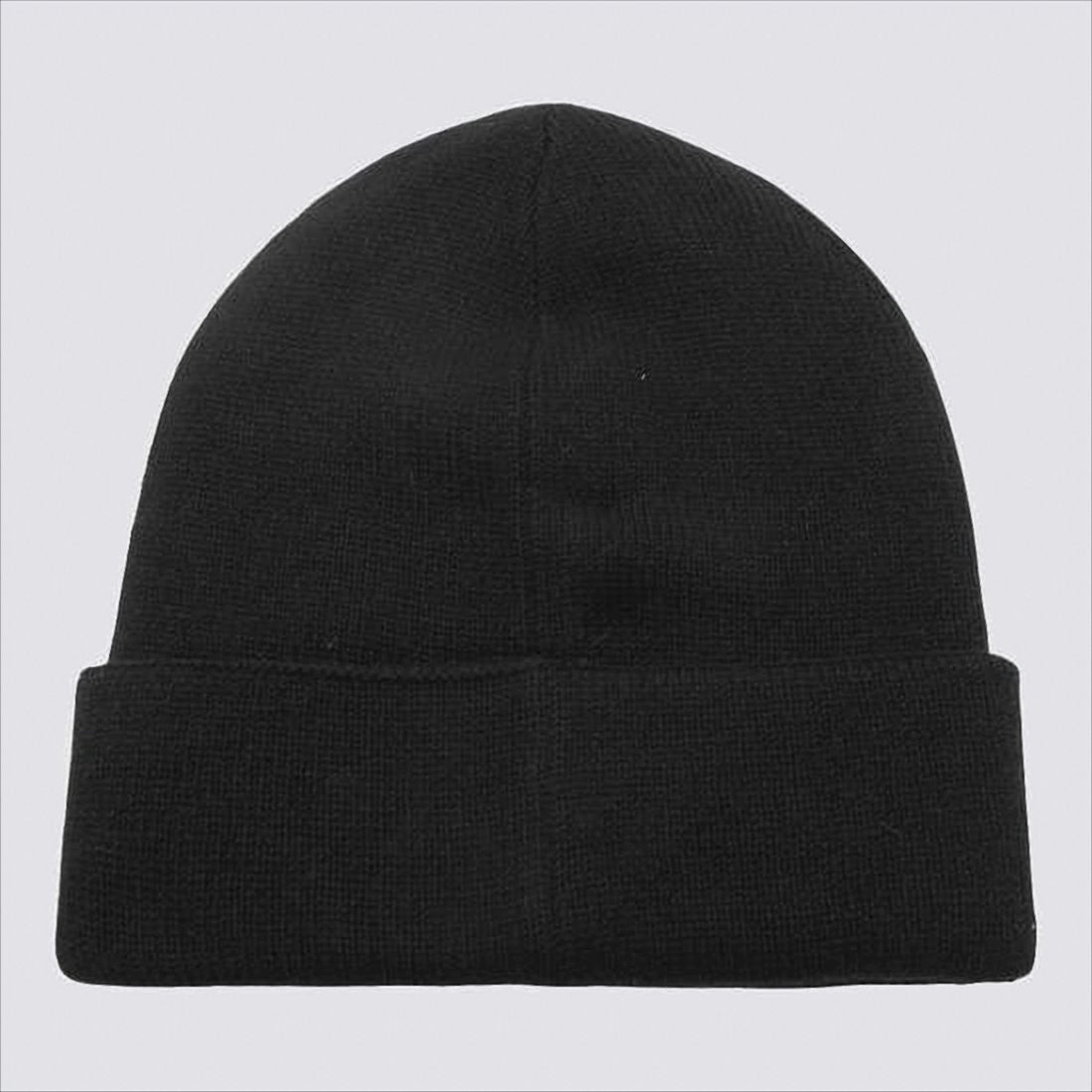 Knit Beanie with Embroidered Logo Detail