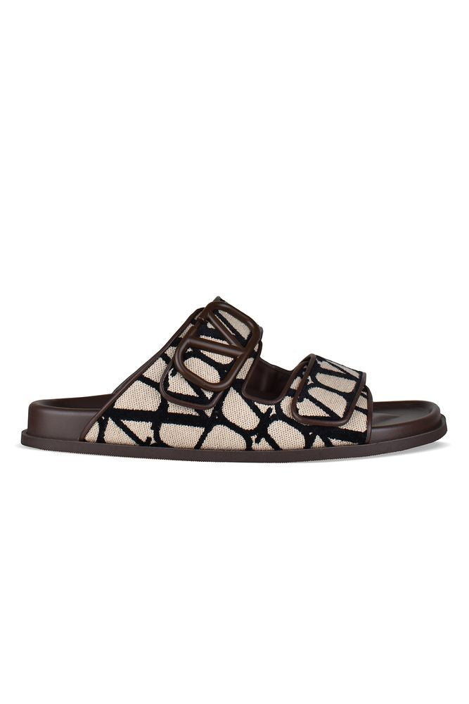 V Logo Sandals