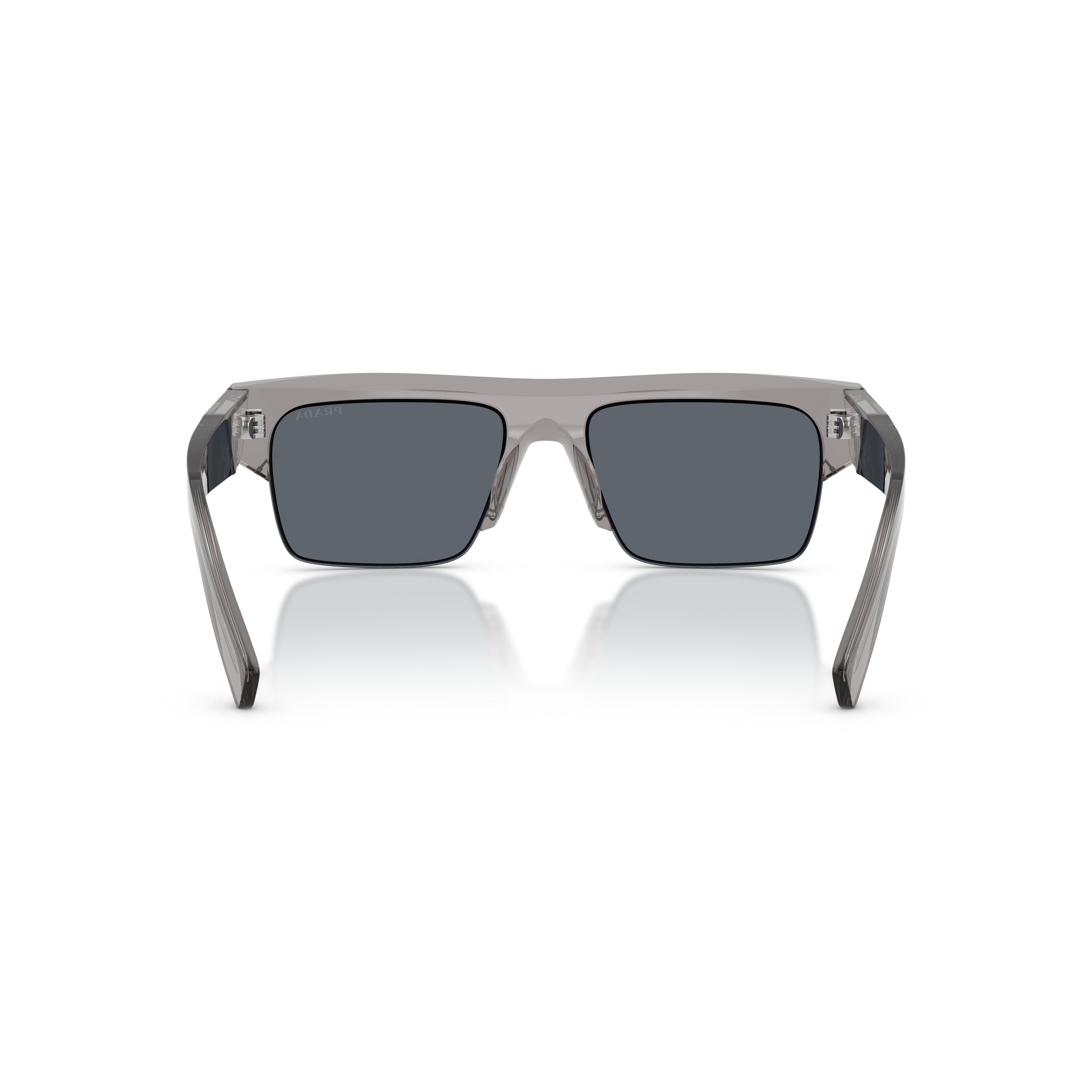 0pr D12su Translucent Grey Acetate Sunglasses