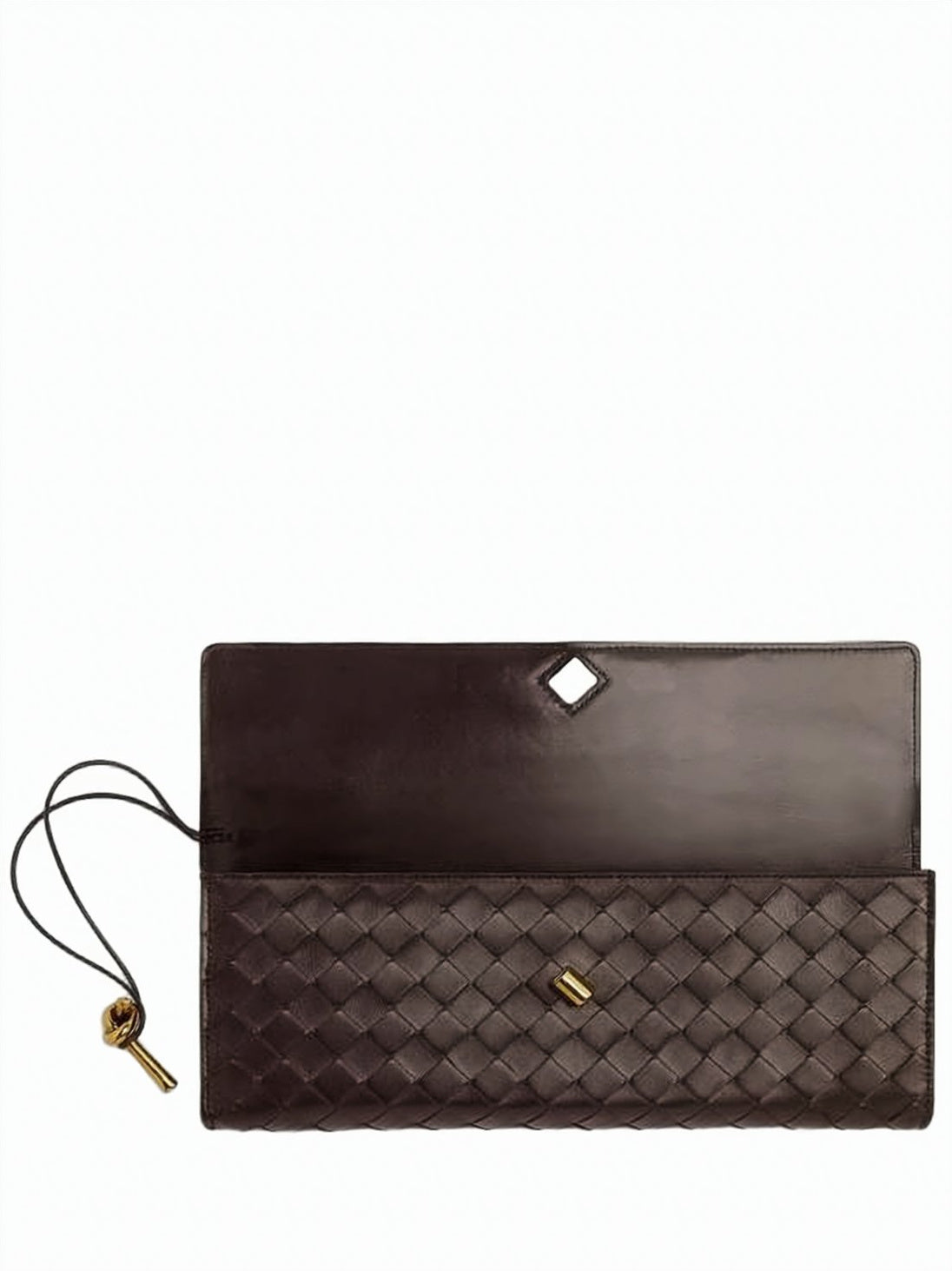 Rectangular Woven Lambskin Tote Bag