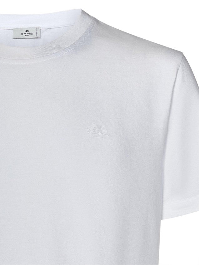 White Cotton Jersey T-Shirt