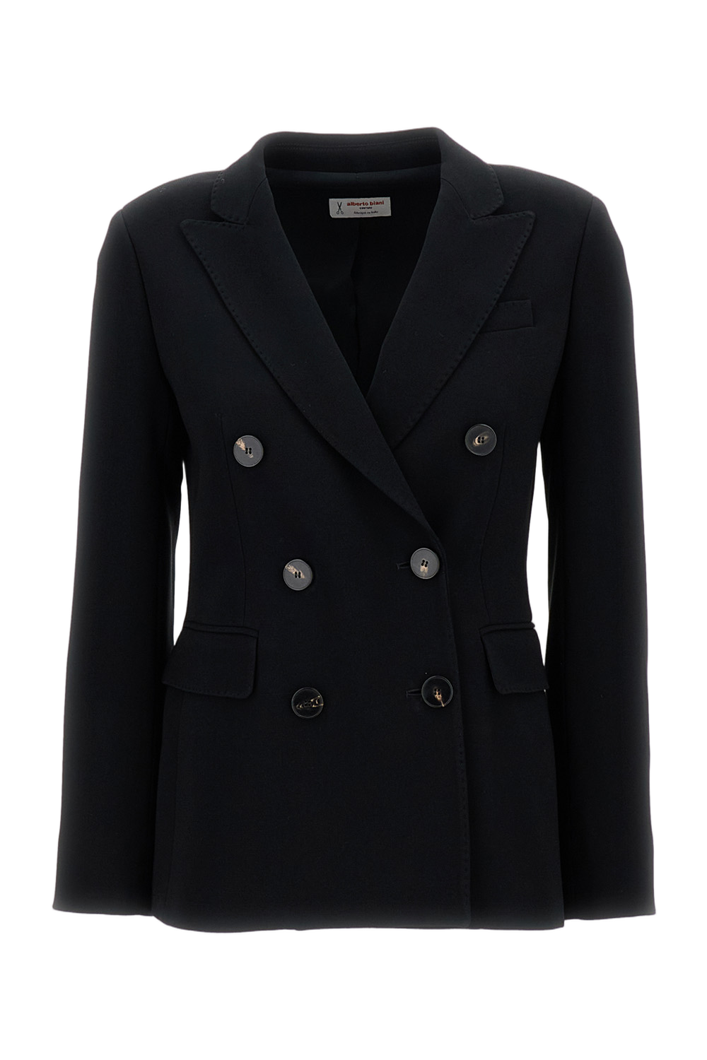 Double-Breasted Tailored Cady Jacket