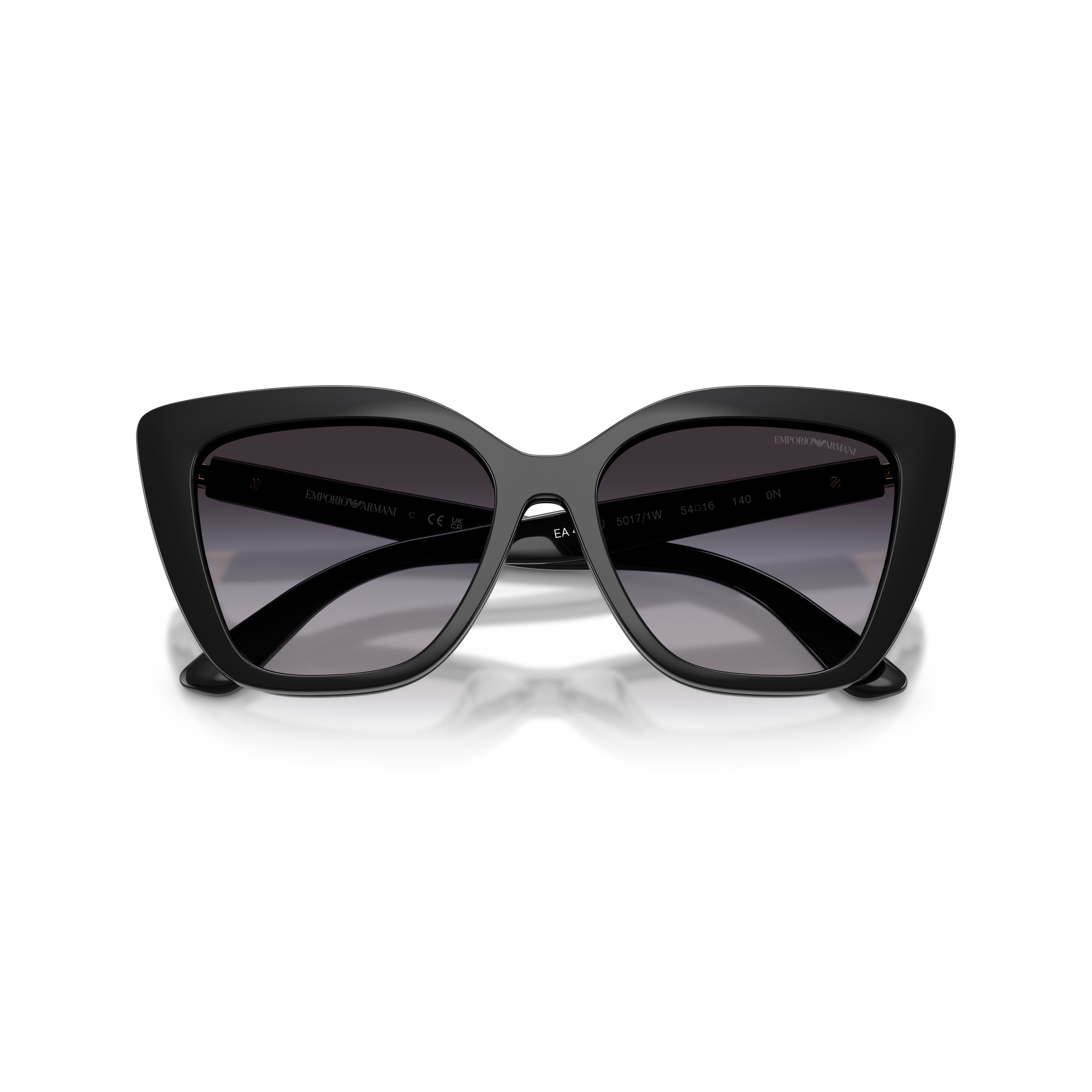 0ea4254u Bold Square Frame Eyeglasses with Glossy Finish