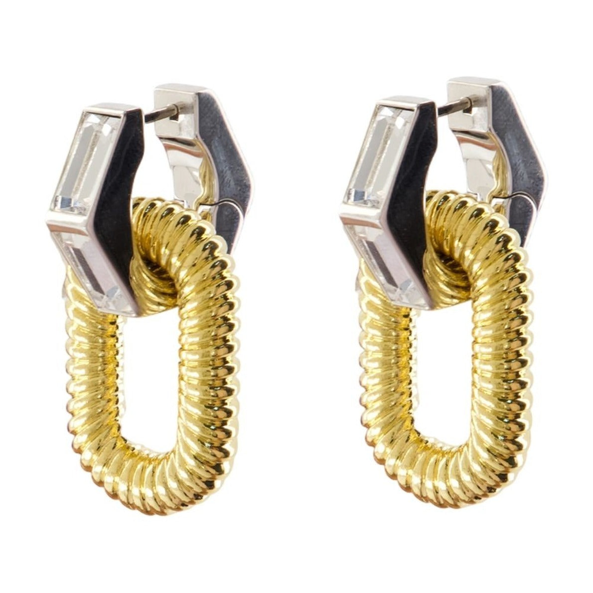Earrings - Aluminum - Gold